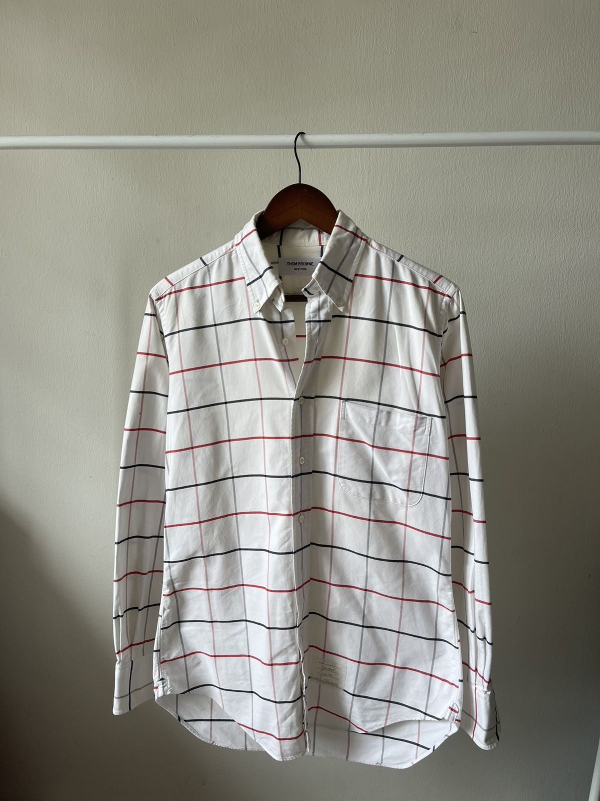 Thom Browne Thom Browne Oxford Plaid Shirt Size US M / EU 48-50 / 2 - 5 Thumbnail