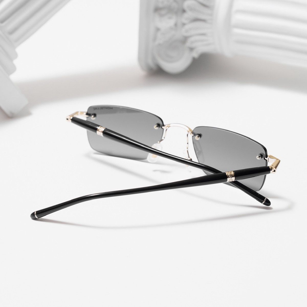 Montblanc MONTBLANC MB0344S 008 SUNGLASSES Size ONE SIZE - 7 Thumbnail