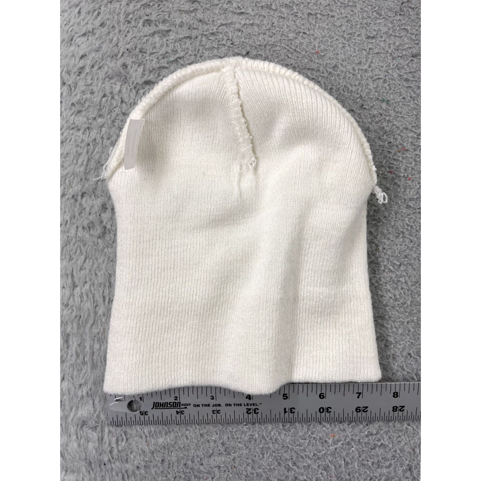 ESPIRIT Spirit Beanie Toque Adult One Size White Knit 100% Acrylic Winter Snow Ski Unisex Mens Womens Beanie Size ONE SIZE - 5 Thumbnail