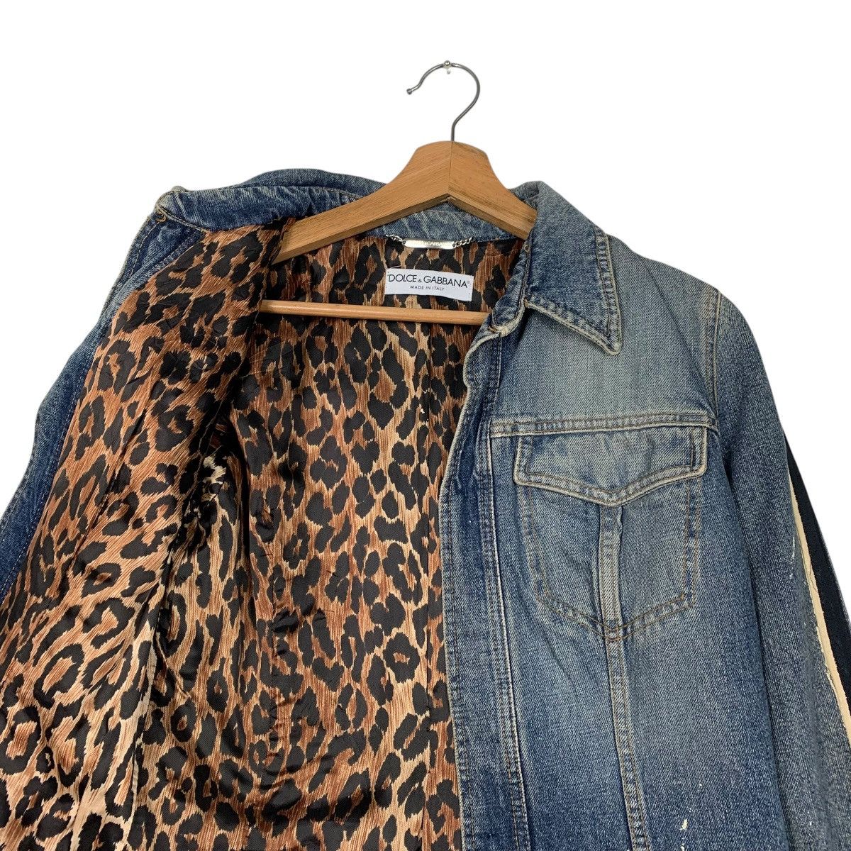 Dolce & Gabbana Dolce & Gabbana Buttonless Denim Trucker Jacket Size M / US 6-8 / IT 42-44 - 12 Thumbnail