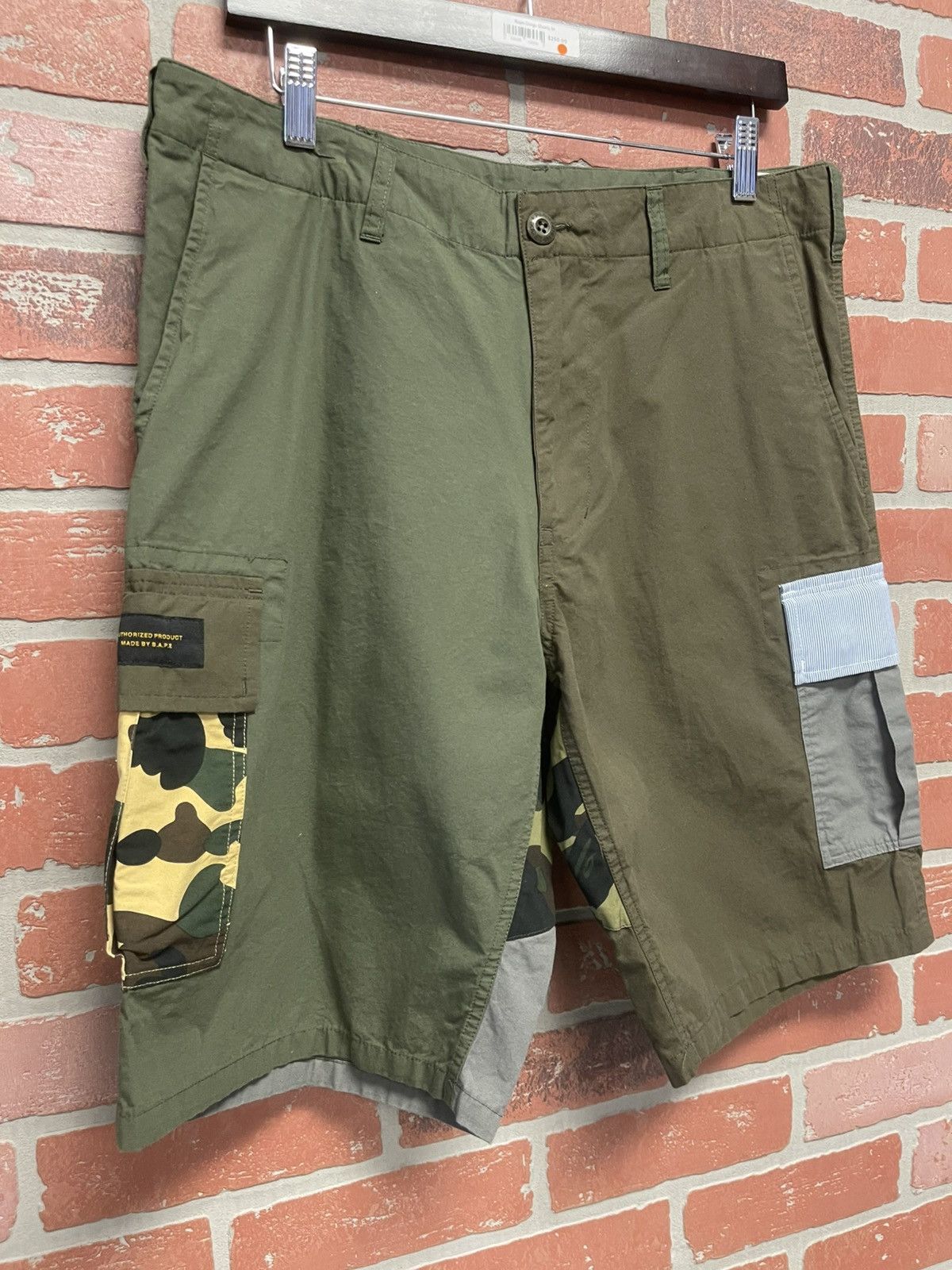 Bape Size S - BAPE Crazy Pattern 6 Panel Pocket Wide Fit Shorts Size US 30 / EU 46 - 2 Thumbnail