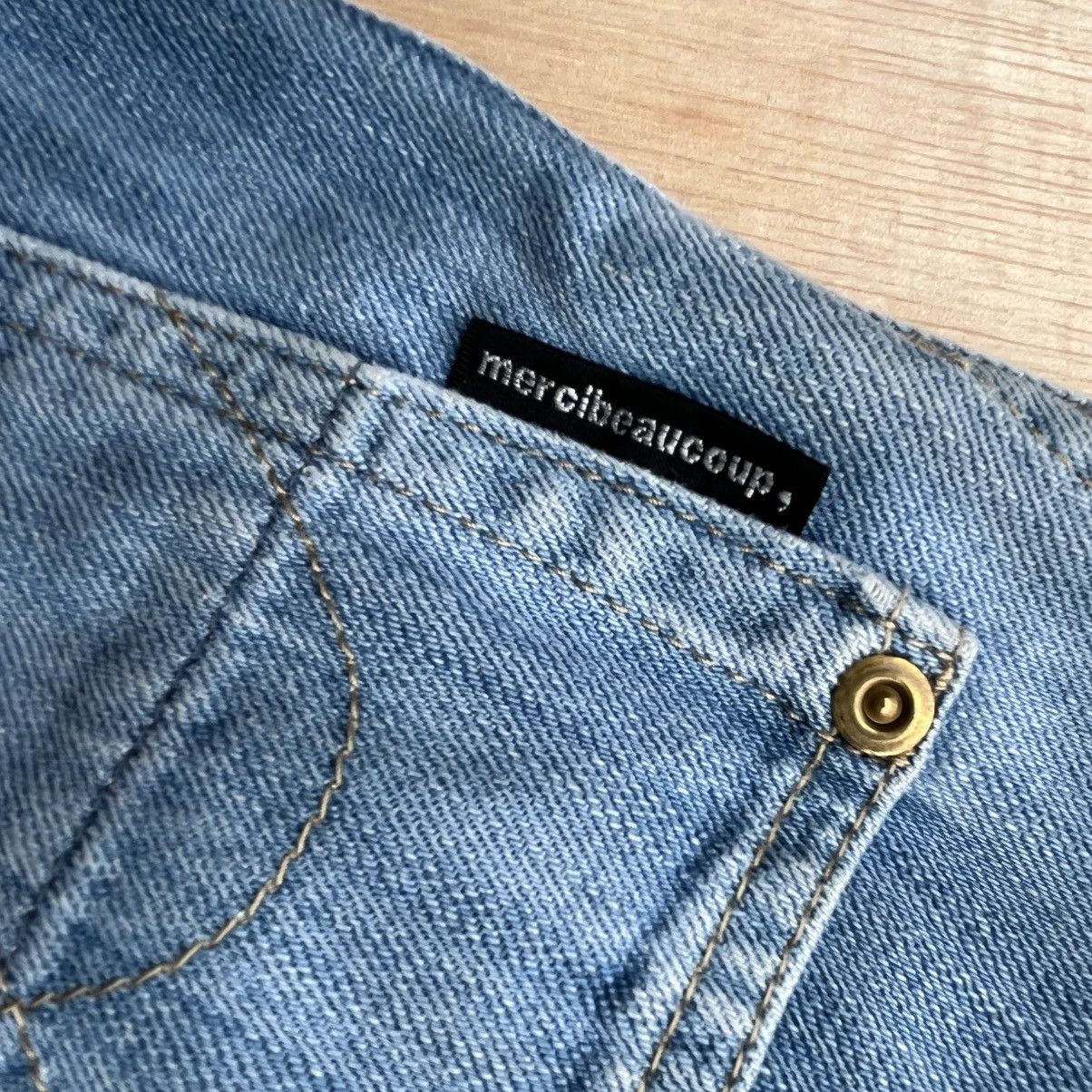 Issey Miyake MERCIBEAUCOUP DROP CROTCH JAPANESE BRAND VINTAGE DENIM Size US 30 / EU 46 - 4 Thumbnail
