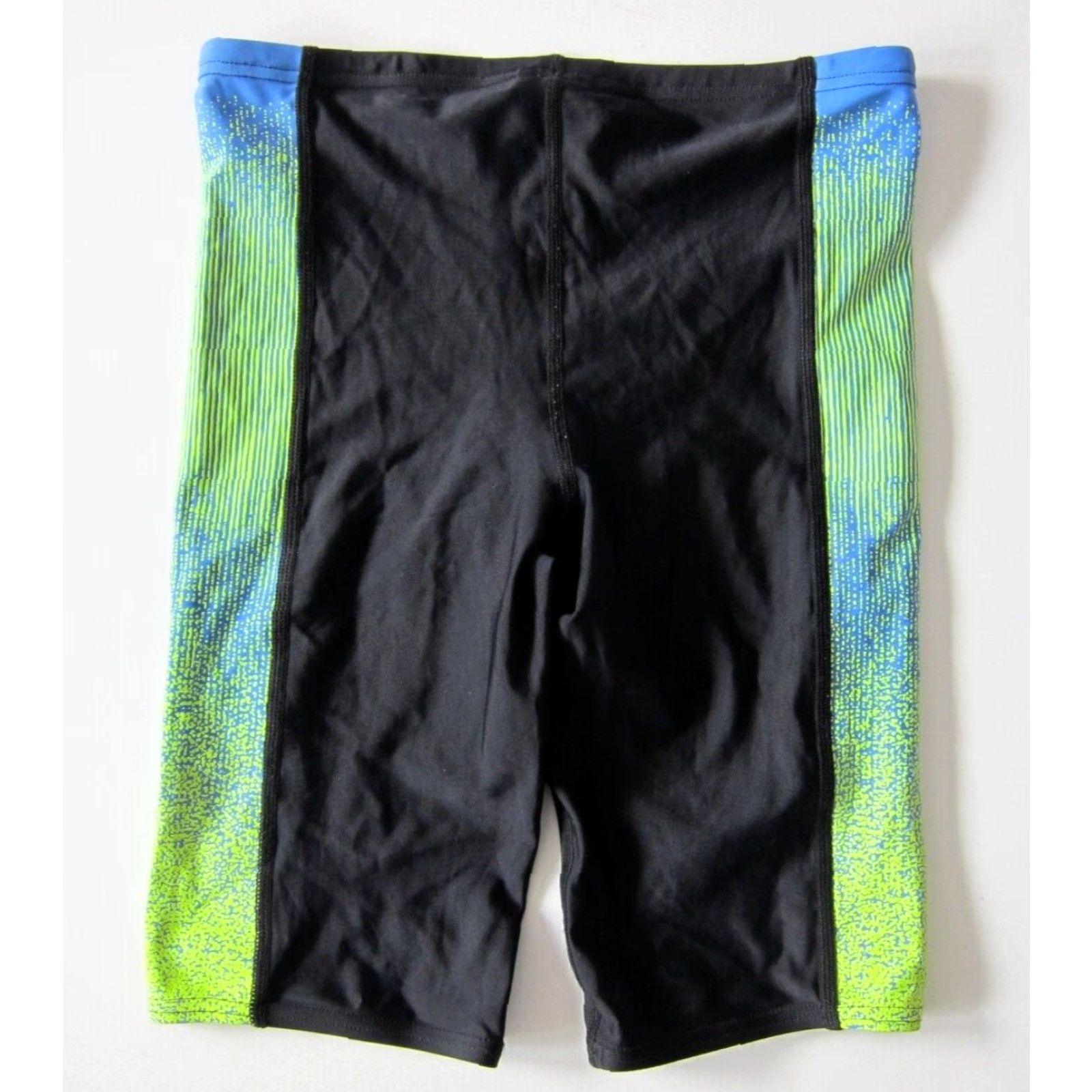 Speedo Speedo Jammer Bottom Men 30 Black Blue Green Wall Power Flex Eco Swim Trunk 78% nylon 22% lycra Mens Size US 30 / EU 46 - 2 Thumbnail
