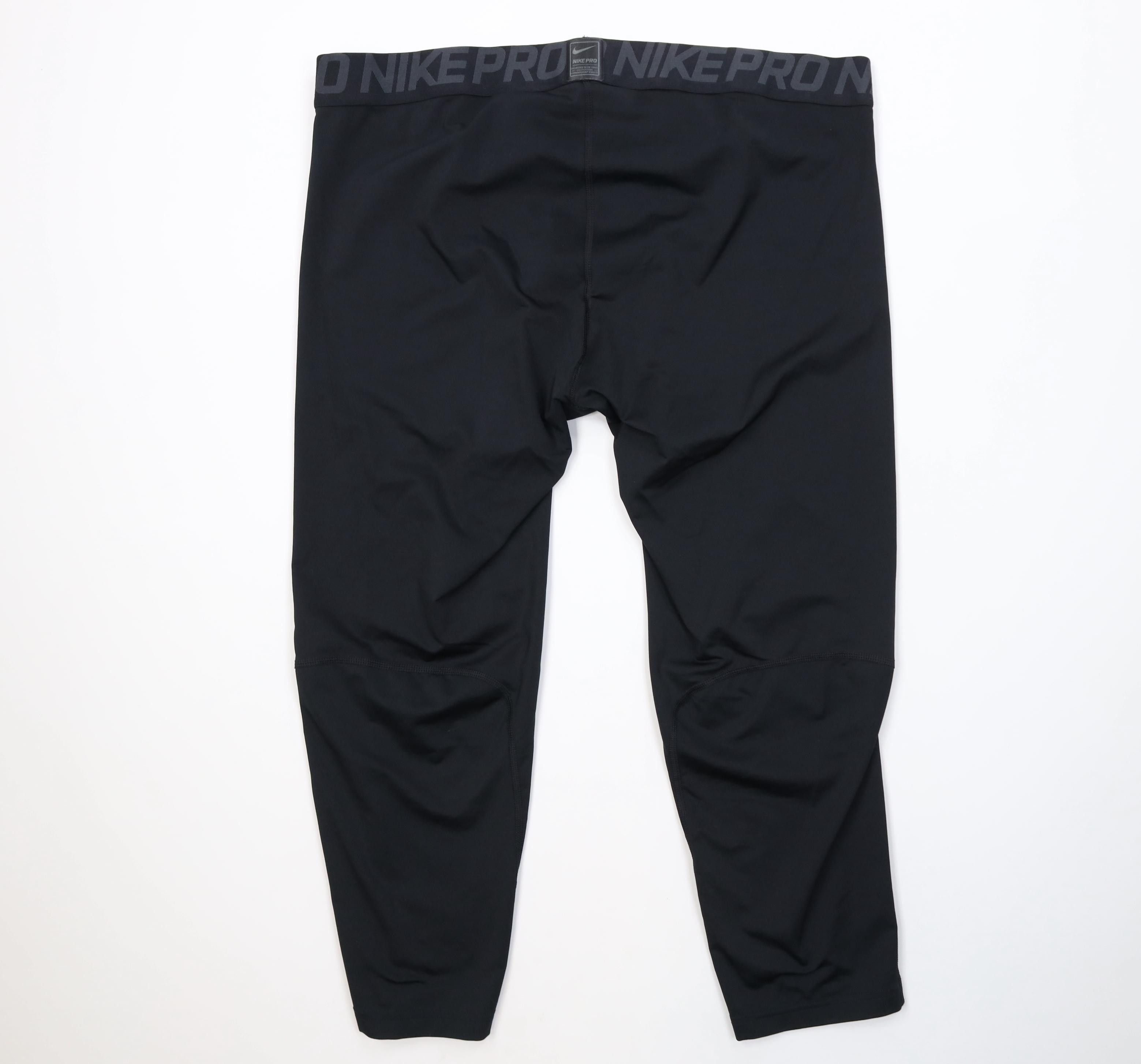 Nike Nike Pro Combat Running Jogging Gym 3/4 Training Tights Size US 40 / EU 56 - 7 Thumbnail
