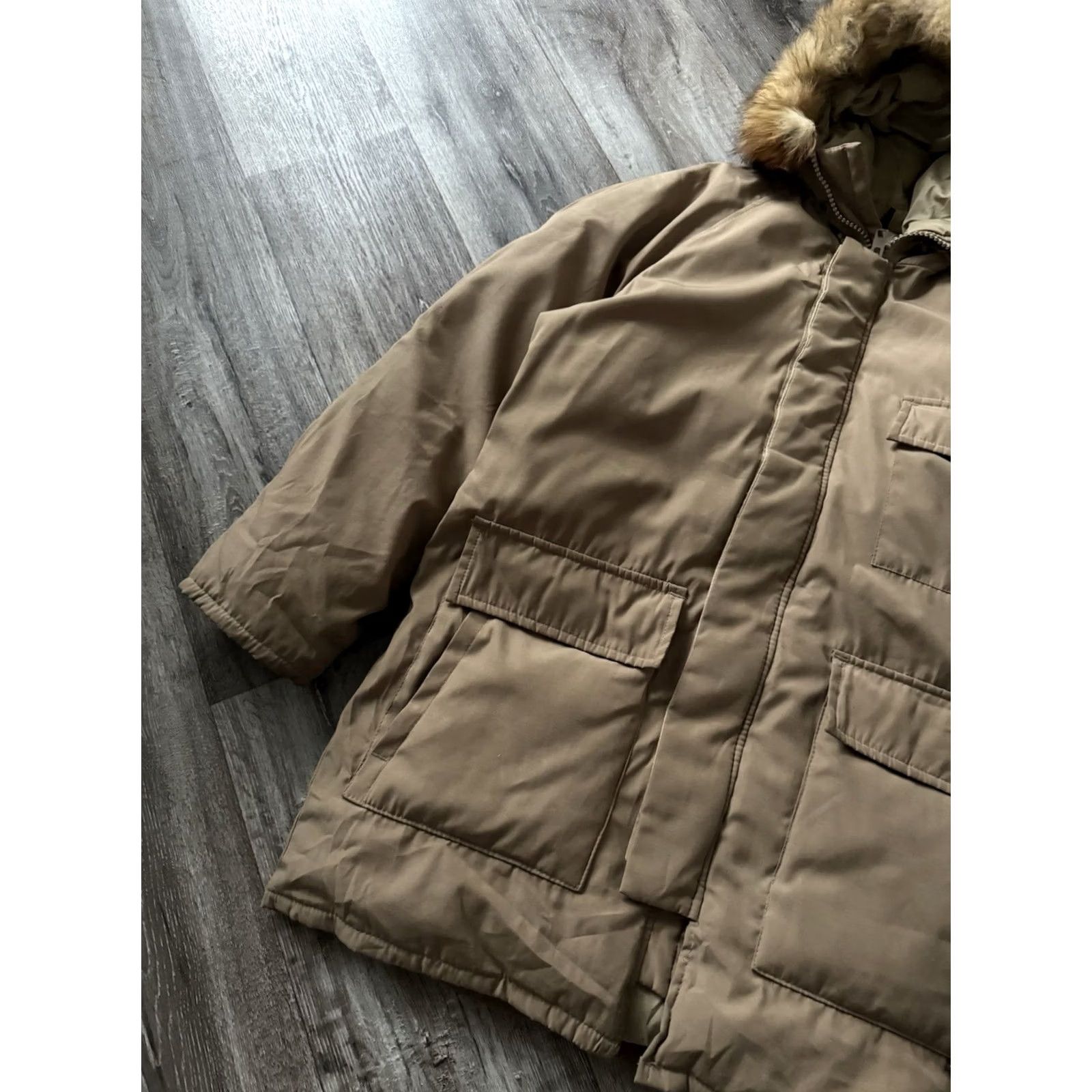 Schott VINTAGE Schott NYC Down Parka Jacket Alaska Military Army Men’s USA Y2K Size M Black Fur Trim Parka Jacket Mens Size US M / EU 48-50 / 2 - 2 Thumbnail