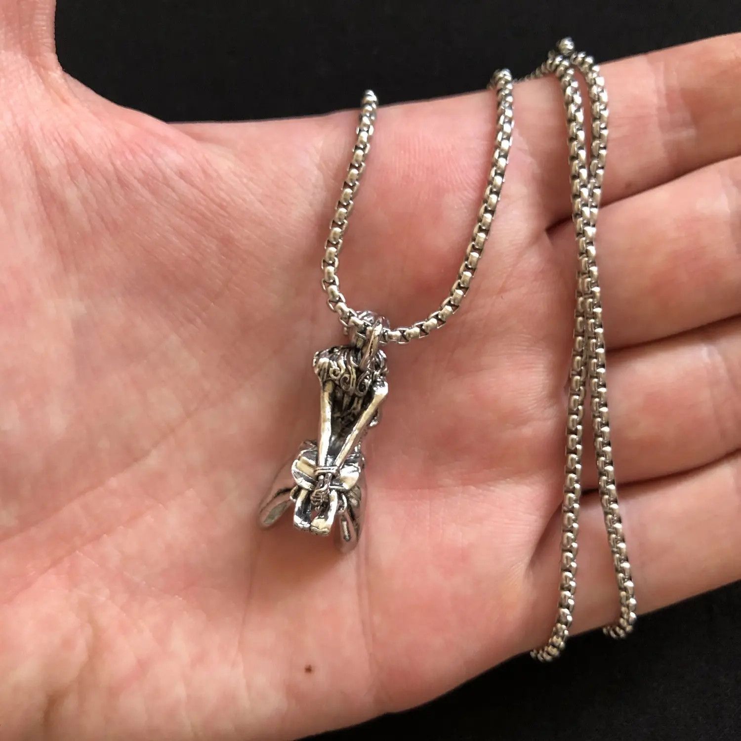 Jewelry Punk Necklace Gothic Chain Size ONE SIZE - 3 Thumbnail