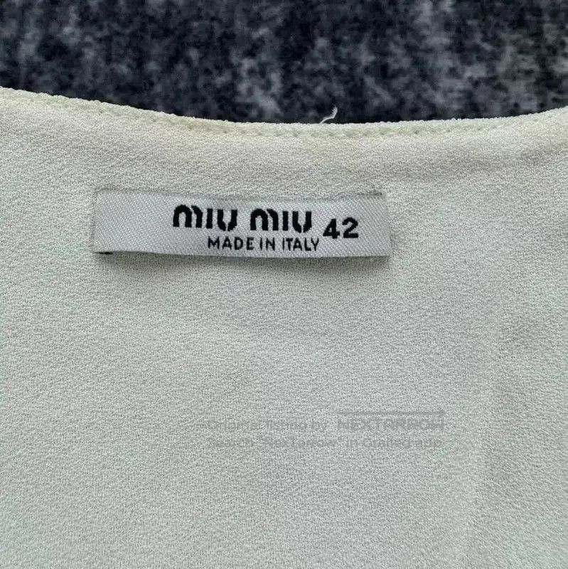 Miu Miu Miu Miu Black Cotton Dress with White Collar . Size M / US 6-8 / IT 42-44 - 3 Thumbnail