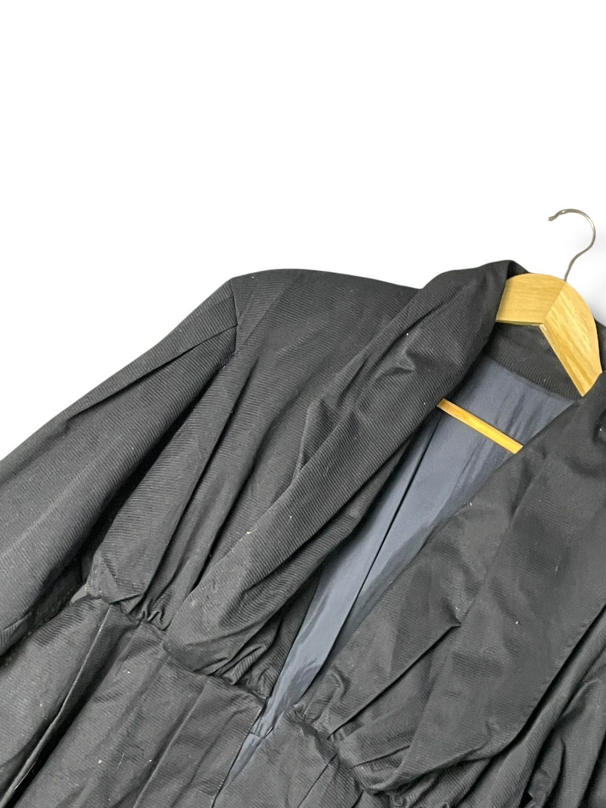 Japanese Brand EPRISE Brand Pleated Down Puff Shirt (61) Size XXS / US 00 / IT 34 - 5 Thumbnail