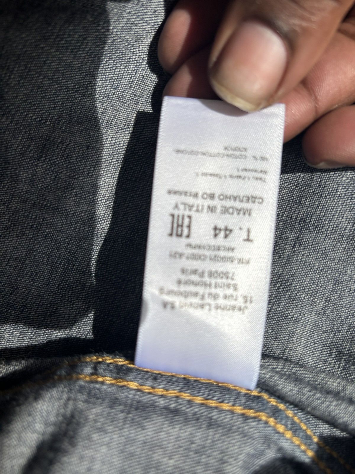 Lanvin Lanvin Blue denim crop jacket Size US XL / EU 56 / 4 - 7 Thumbnail