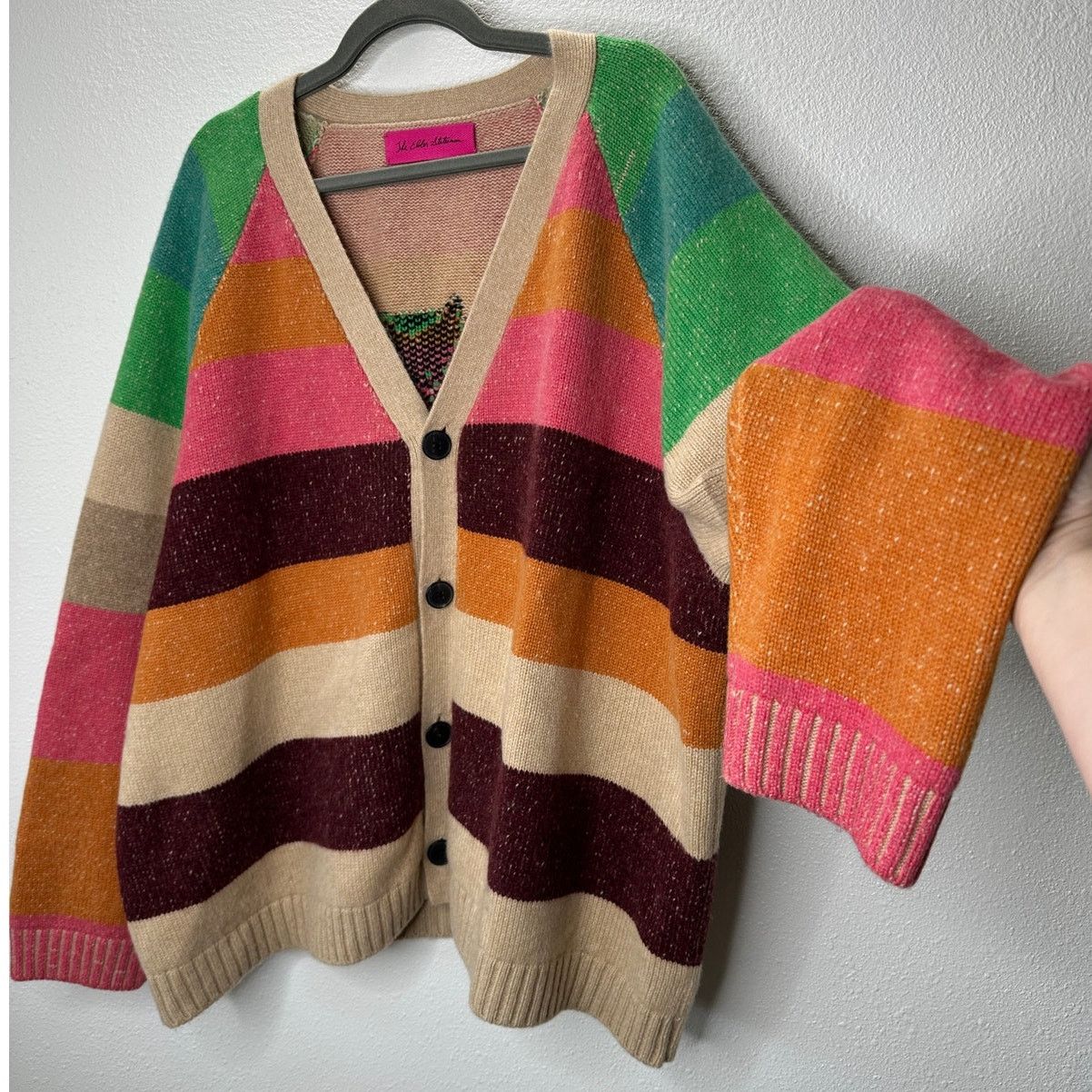 The Elder Statesman The Elder Statesman Enlightened Bear Cashmere Cardigan L Size L / US 10 / IT 46 - 1 Thumbnail