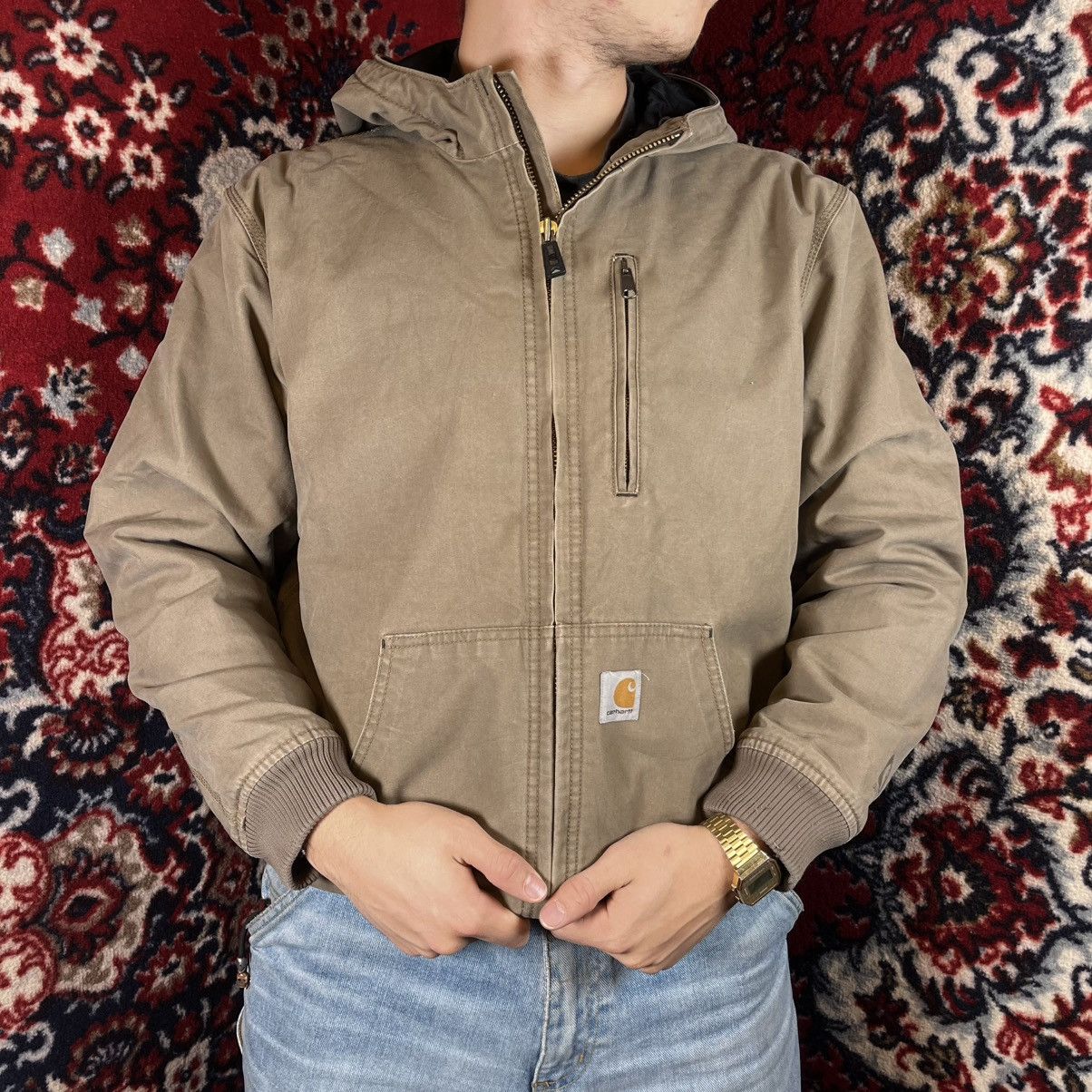 Carhartt Vintage Carhartt Hooded Quick Duck Jacket Thinsulate Size US L / EU 52-54 / 3 - 5 Thumbnail