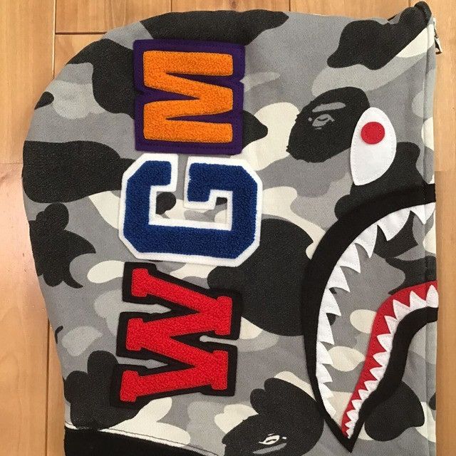 Bape × Nigo 🔥NFS limited🔥 BAPE camo Shark full zip hoodie a bathing ape Size US M / EU 48-50 / 2 - 4 Thumbnail