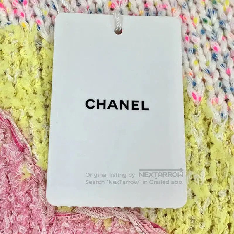 Chanel Chanel Multicolor Cotton Pullover Sweater . Size XXS / US 00 / IT 34 - 8 Thumbnail