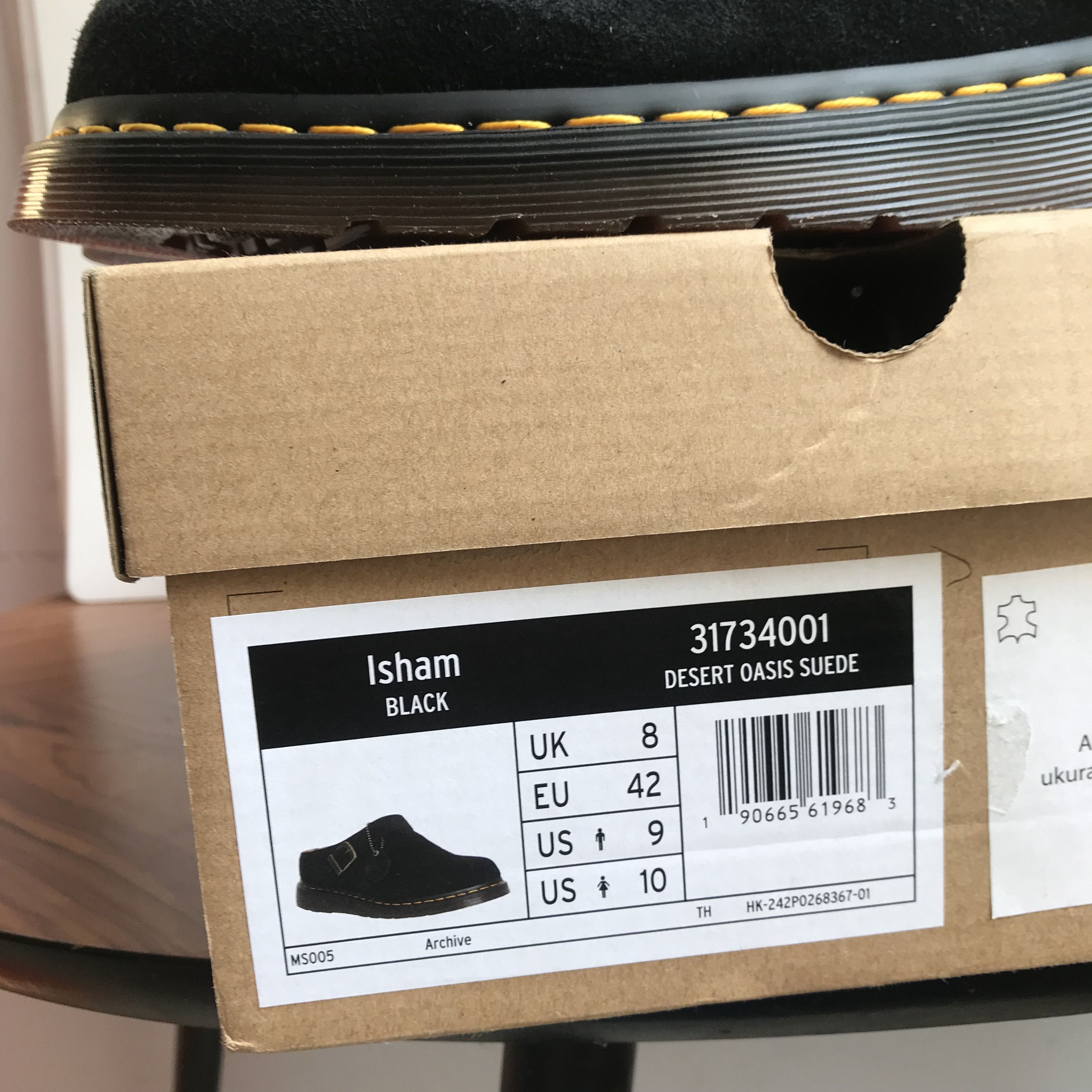 Dr. Martens Dr Martens Isham Dessert Oasis Suede Yellow Stitch Shoe Size US 9 / EU 42 - 15 Thumbnail