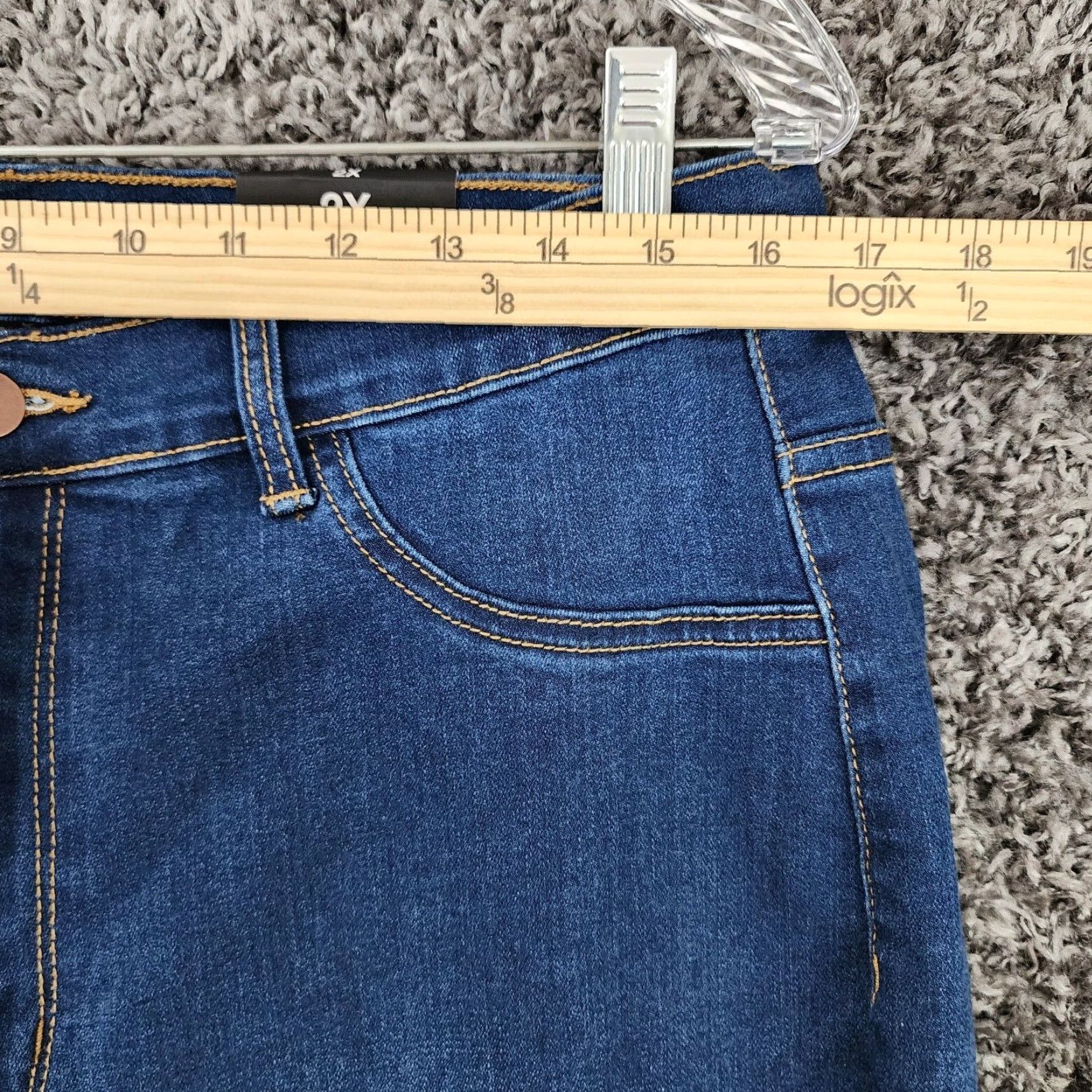 Fashion Nova Fashion Nova Women's Jeans Jeggings Distressed Blue 2X Womens Size 40" / US 18 - 5 Thumbnail