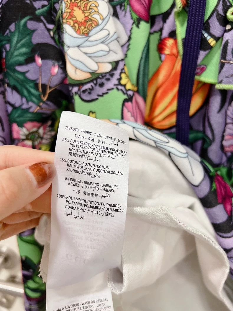 Gucci Gucci Floral pattern hooded sweatshirt sports dress 2504-Ne Size XS / US 0-2 / IT 36-38 - 9 Thumbnail