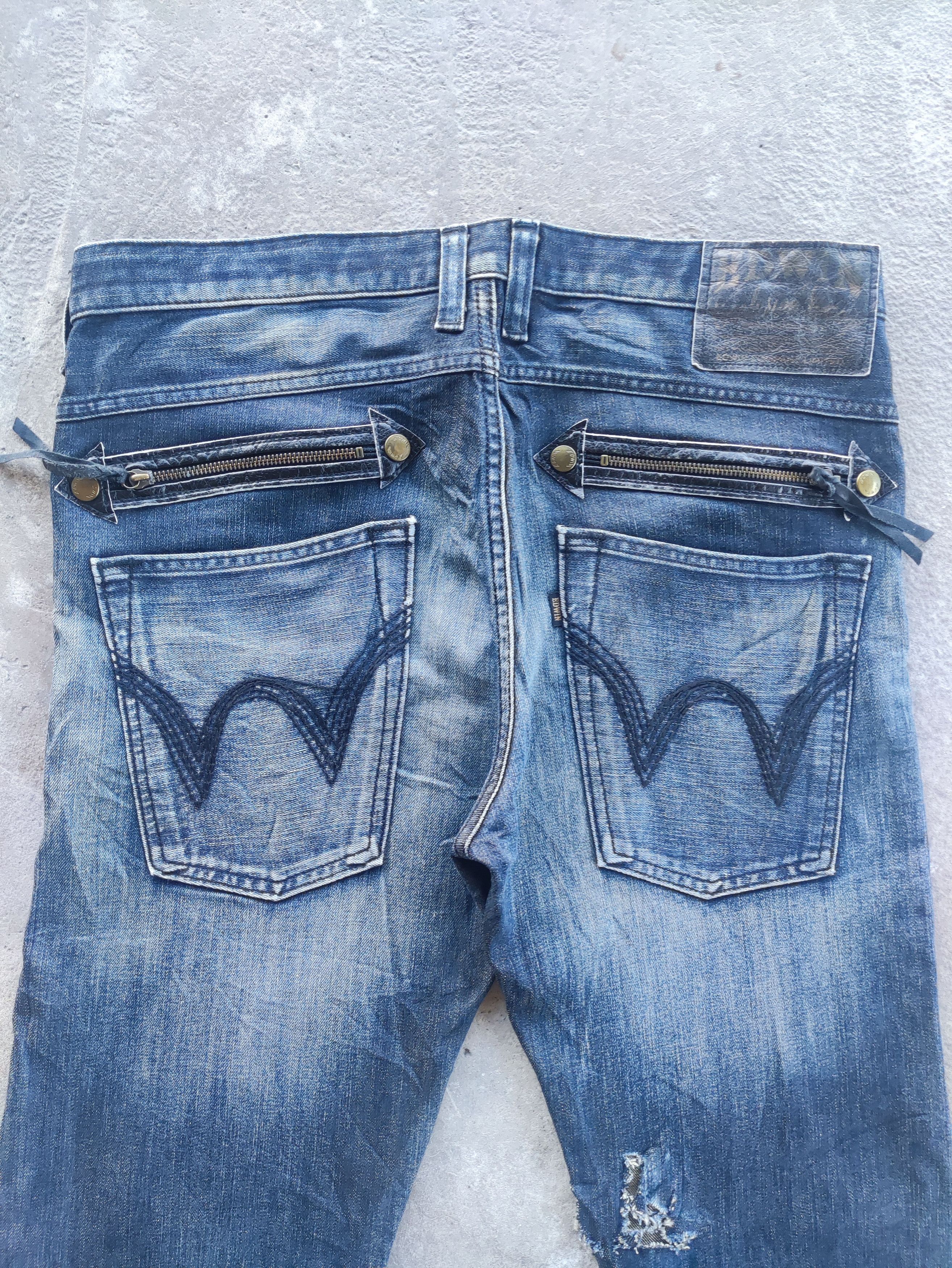 Edwin Vintage Edwin Distress Fadee Denim Pants w35 Size US 36 / EU 52 - 10 Thumbnail