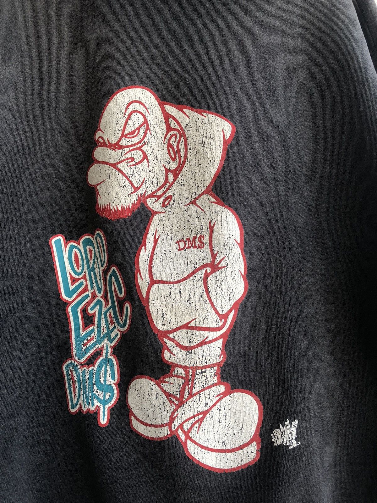 Band Tees VINTAGE RARE DM$ LORD EZE SUN FADED HOODIE Size US L / EU 52-54 / 3 - 4 Thumbnail