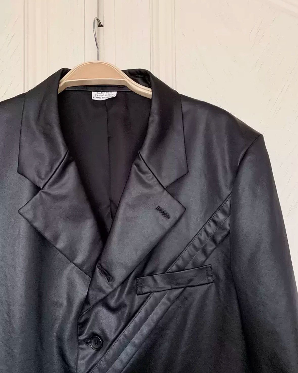Comme des Garcons Black diagonal suit 2412-Nextarrow Size US M / EU 48-50 / 2 - 7 Thumbnail