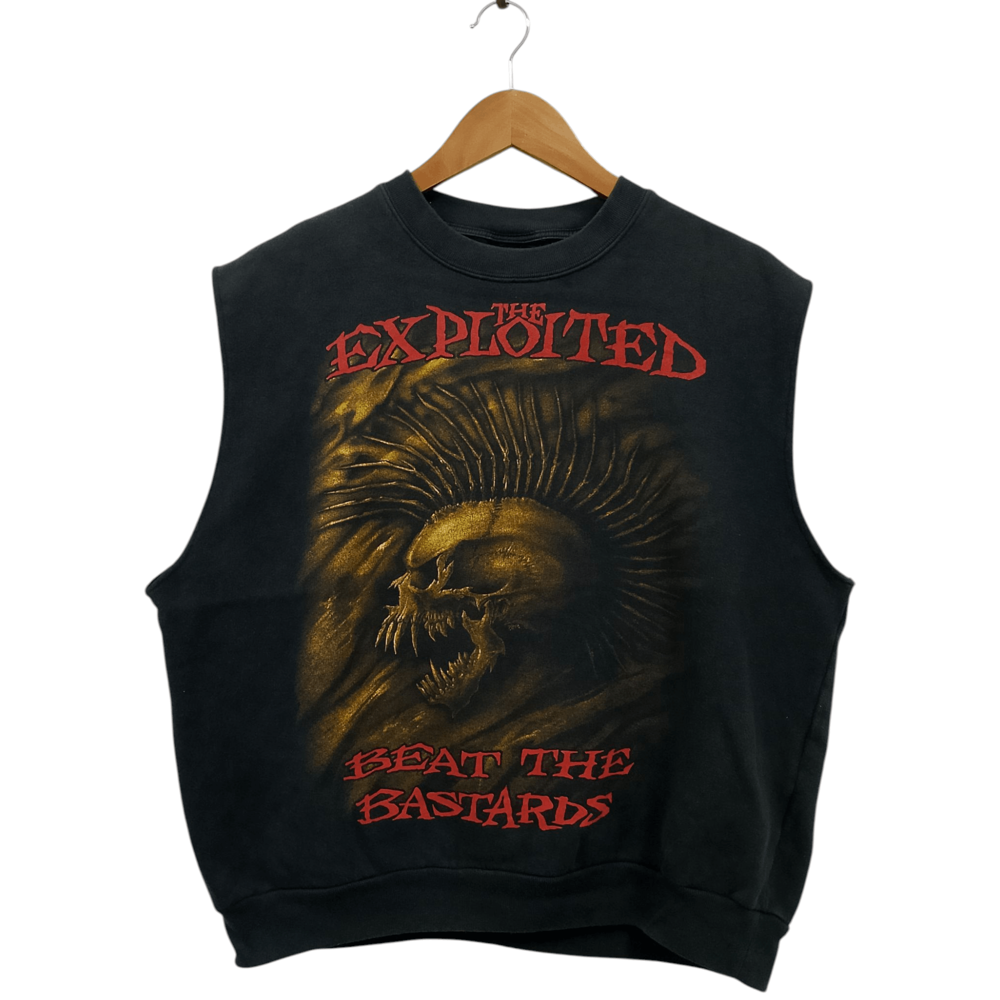 Band Tees Vintage The Exploited “Beat The Bastards” Sweatshirt Size US XL / EU 56 / 4 - 1 Thumbnail