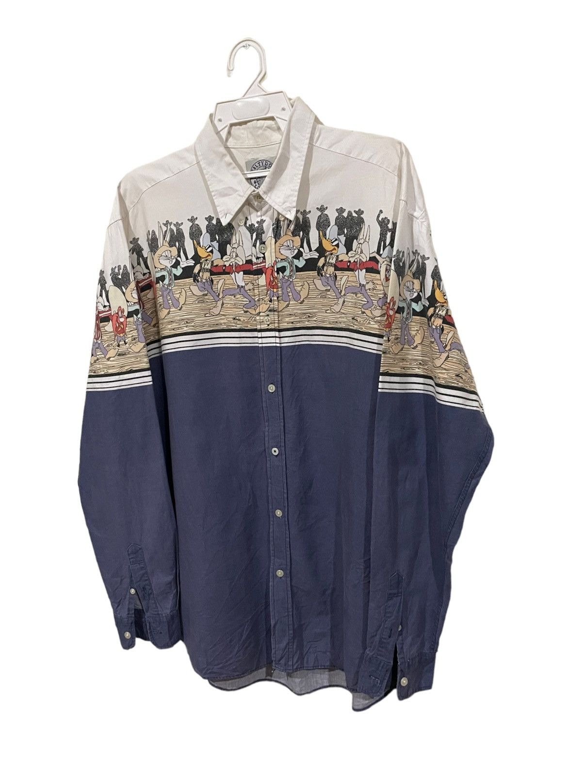 Cowboy Equipment Rare🔥Salty Dog Bugs Bunny & Friends Character Vintage Shirt Size US XL / EU 56 / 4 - 3 Thumbnail