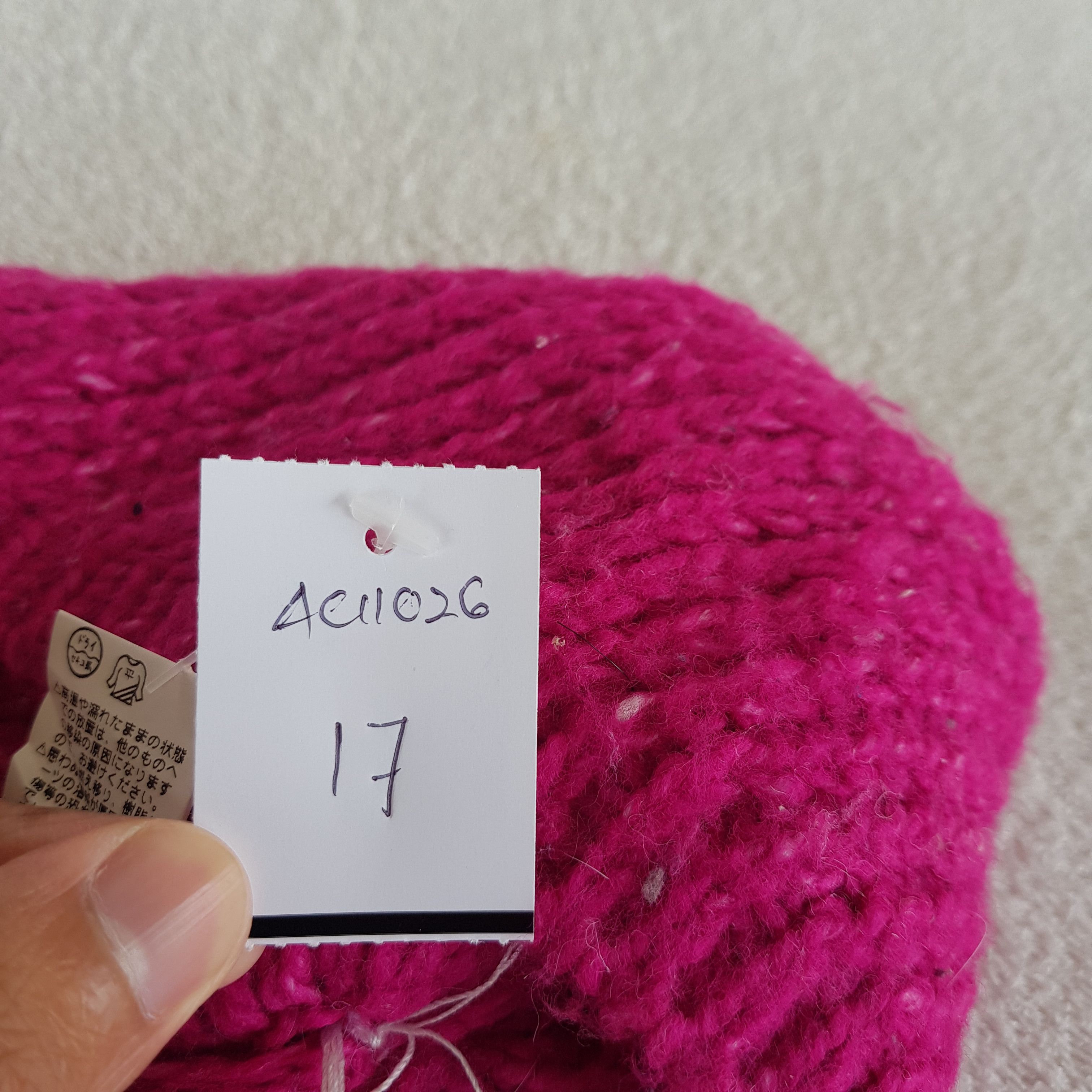 Japanese Brand Vintage Japanese Ribbed Pom Pom Beanie Snow Caps Hats. Size ONE SIZE - 6 Thumbnail