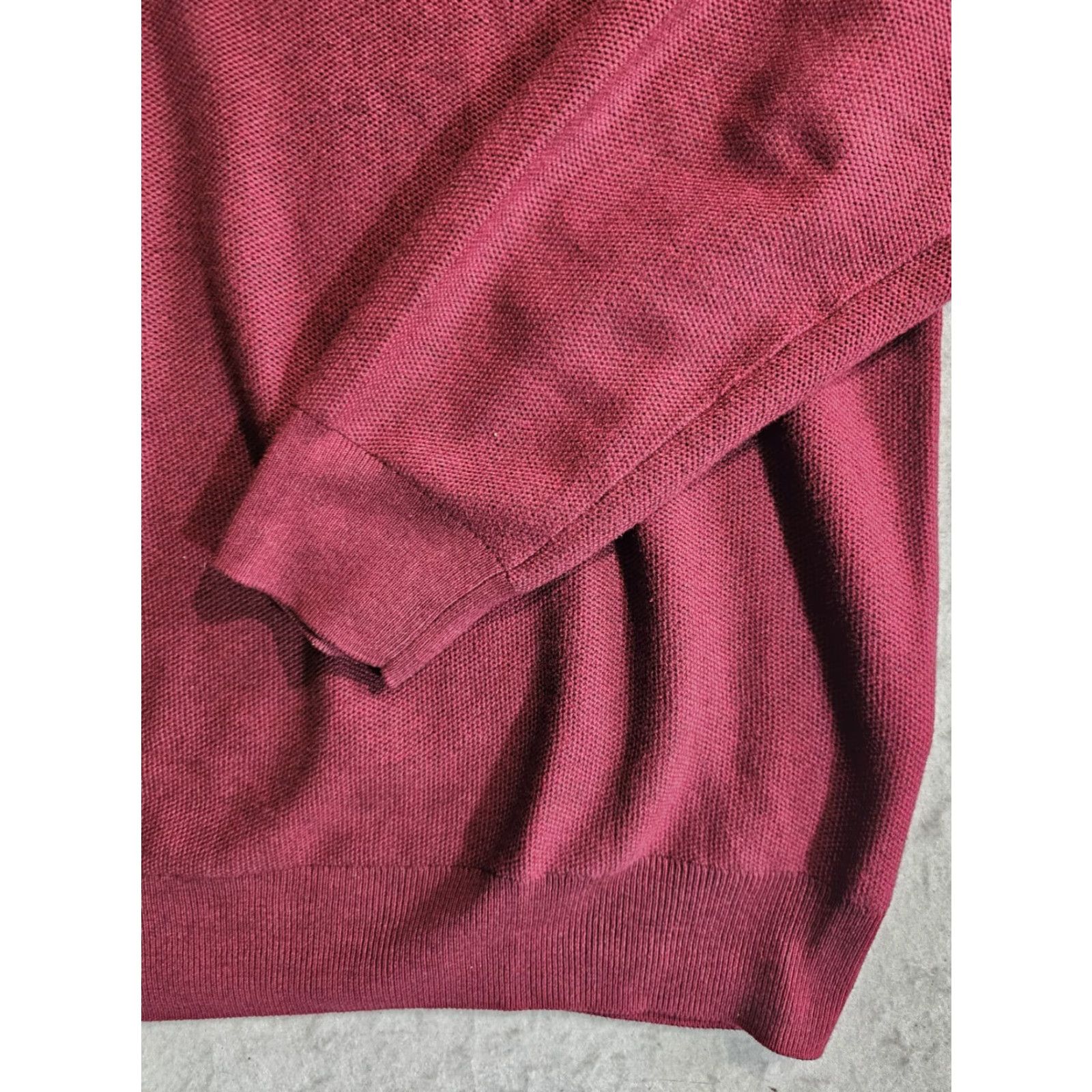 Polo Ralph Lauren Polo Ralph Lauren Classic Prima Cotton 1/4 Zip Pullover Jumper Mens XL Red Shirt/Sweatshirt (1/4 Zip, Logo) Size US XL / EU 56 / 4 - 5 Thumbnail