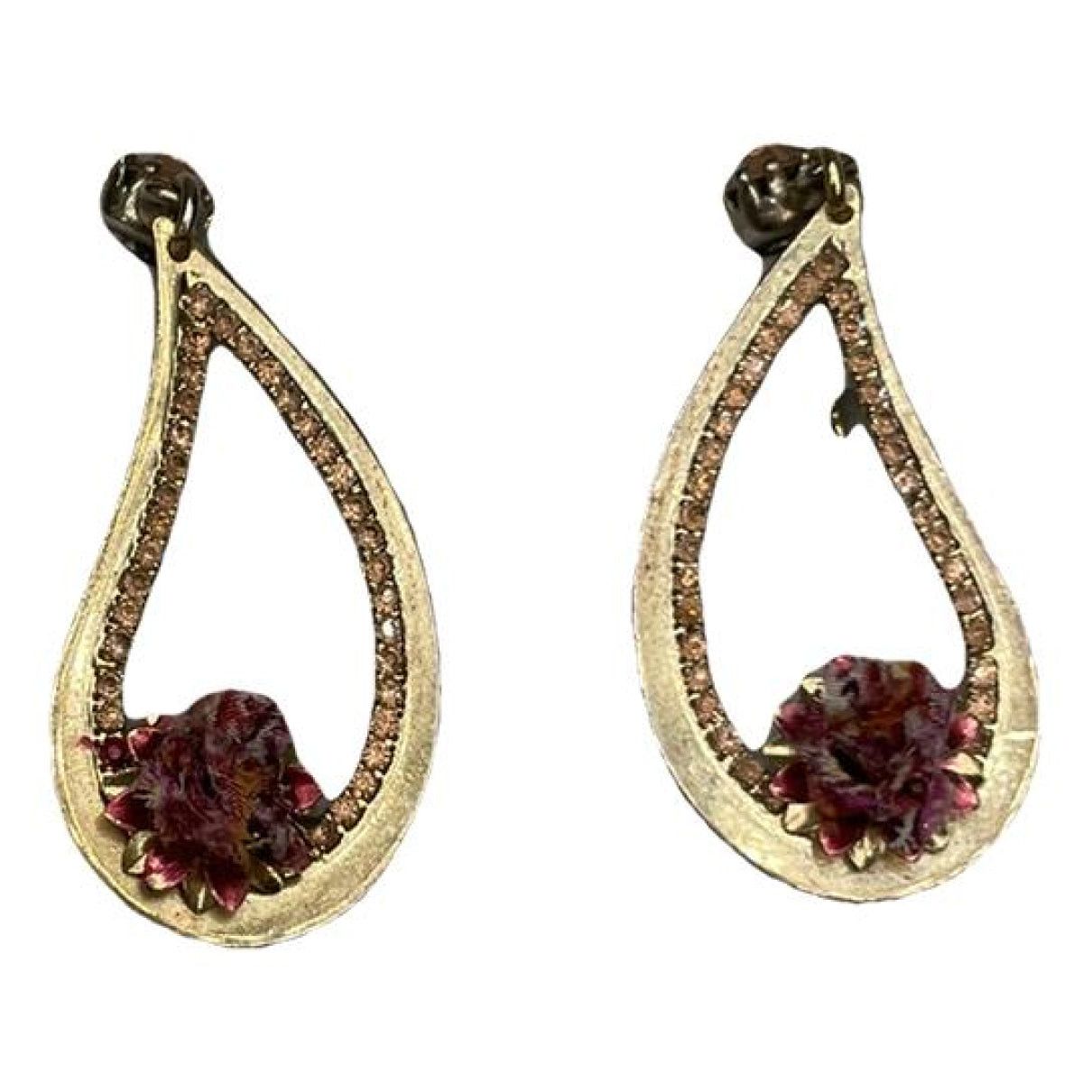 Etro Gold Steel Earring Size ONE SIZE - 1 Thumbnail