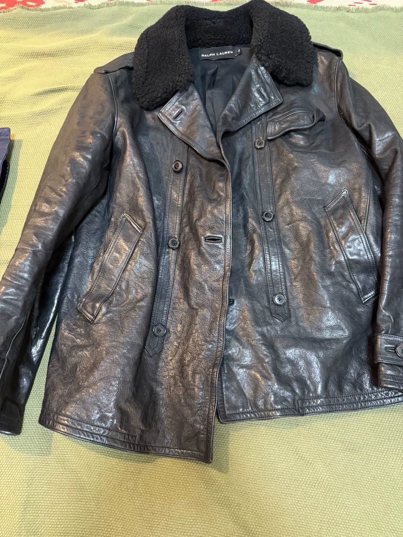 RRL Ralph Lauren RRL Ralph Lauren Black genuine leather jacket Size US L / EU 52-54 / 3 - 1 Thumbnail