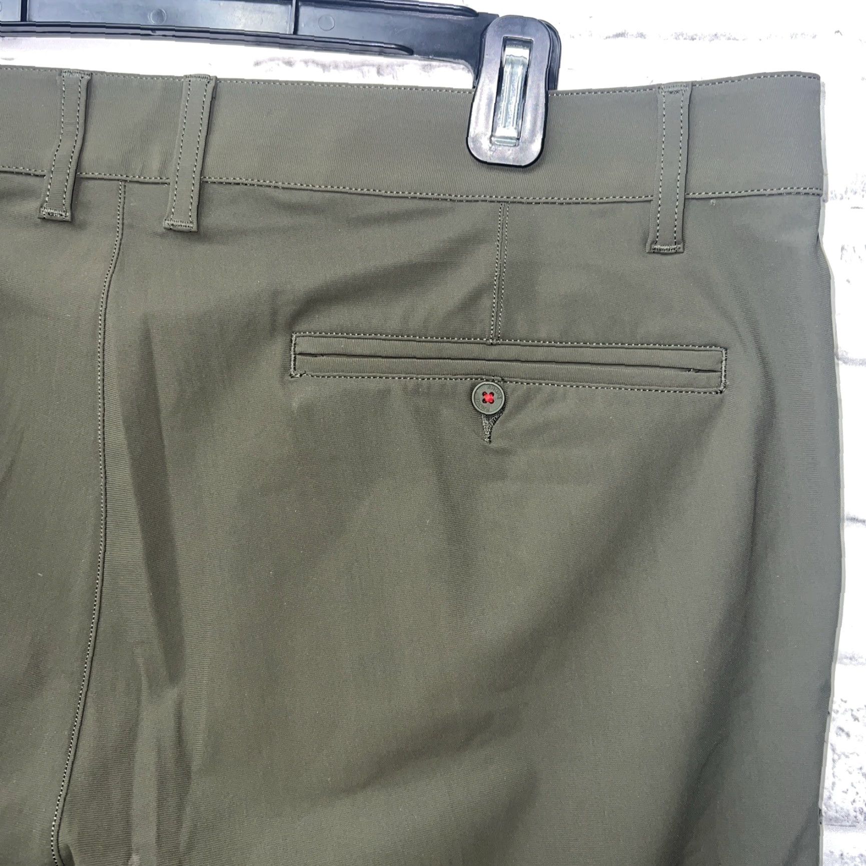 Rhone Rhone Eppure Si Muove Green Pants Mens Size 38x33 Chino Regular Fit Mint Green Mens Size US 38 / EU 54 - 3 Thumbnail