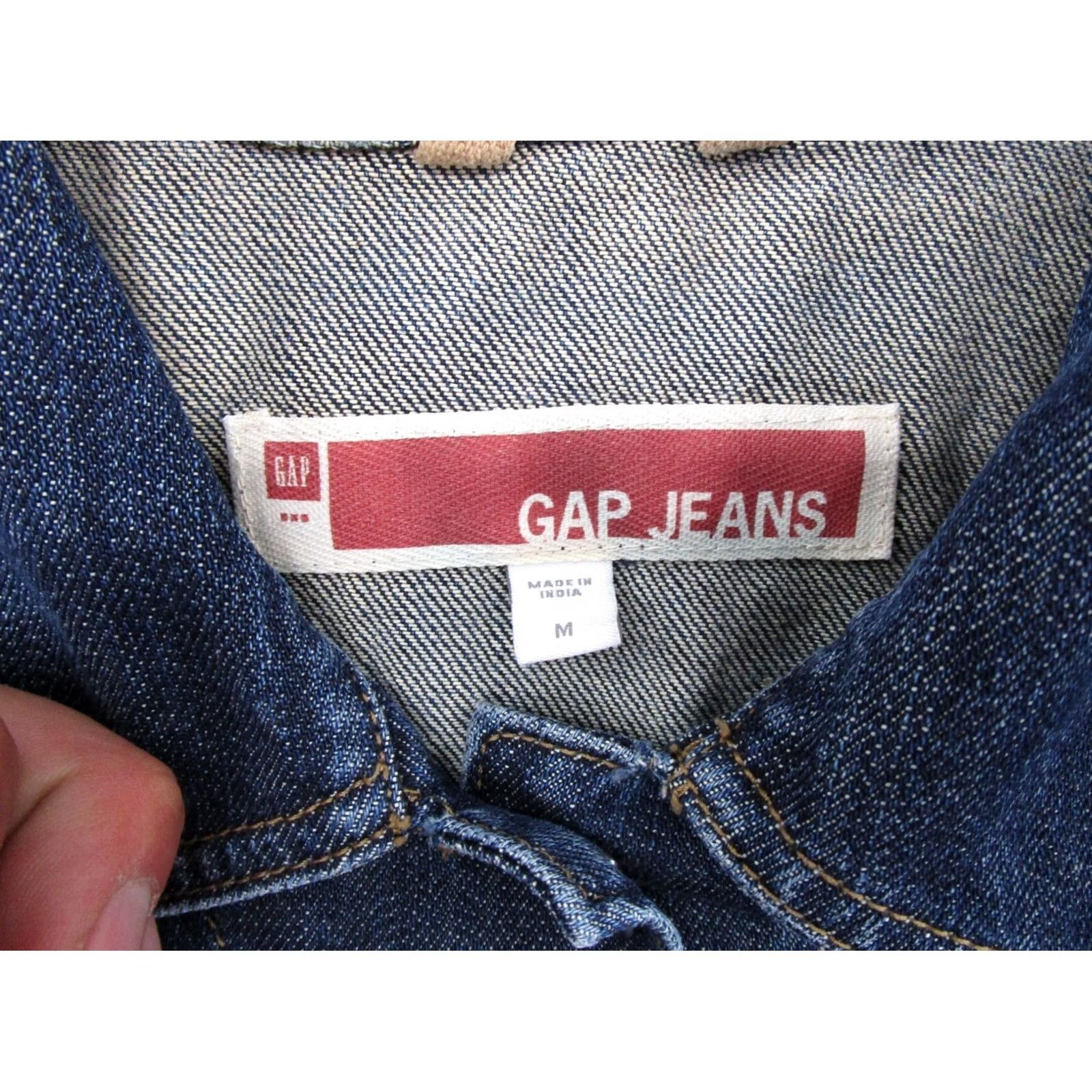 Gap GAP Denim Jacket Women’s Blue M VTG Dark Wash Jacket Women M Blue Denim Vintage No Size 32" / US 10 / IT 46 - 2 Thumbnail