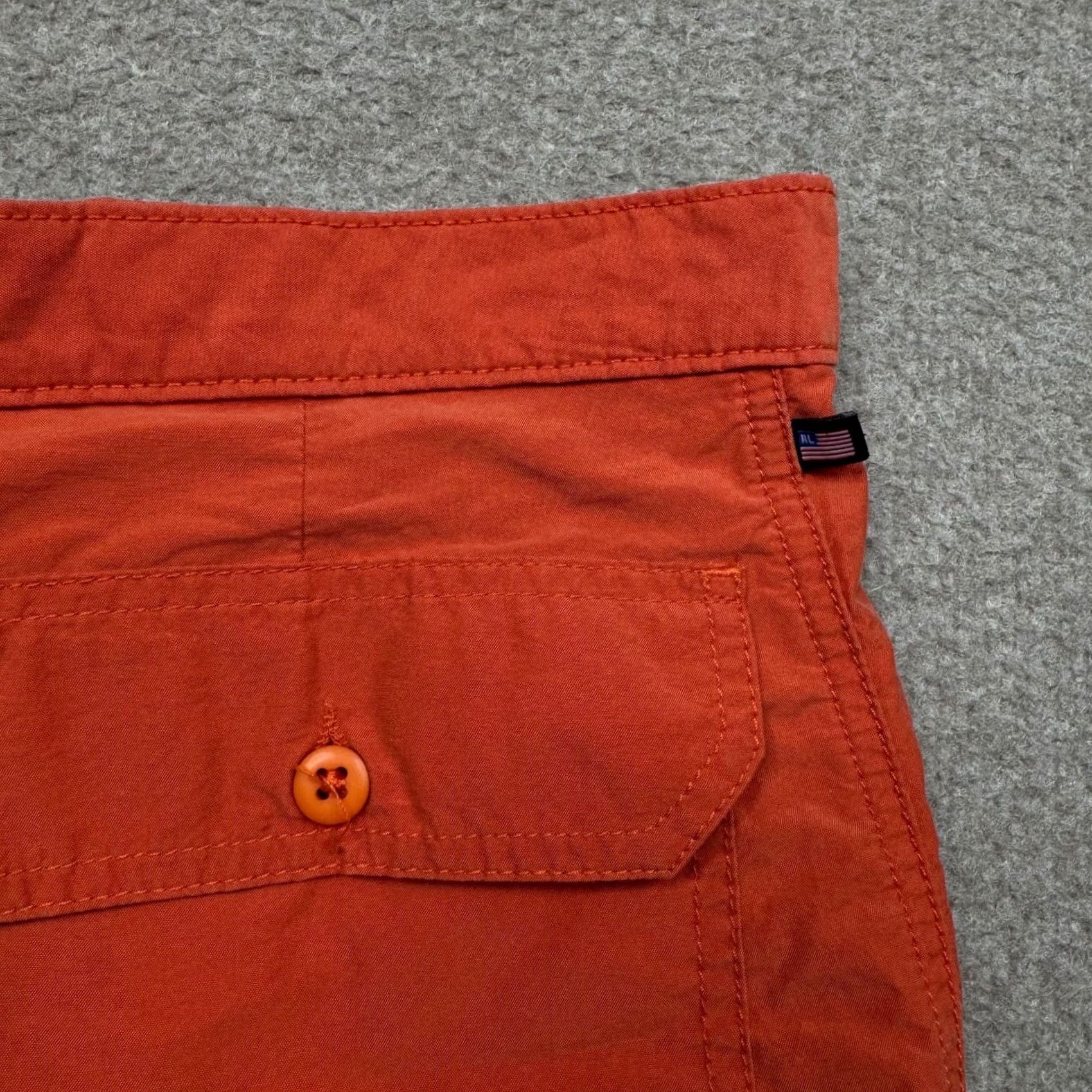 Polo Ralph Lauren Polo Ralph Lauren Polo Jeans Co. Shorts Womens 8 Orange Cargo Pockets Vintage Y2K Ladies PRL Cargo Shorts Women 8 Orange"} Size 30" / US 8 / IT 44 - 8 Thumbnail