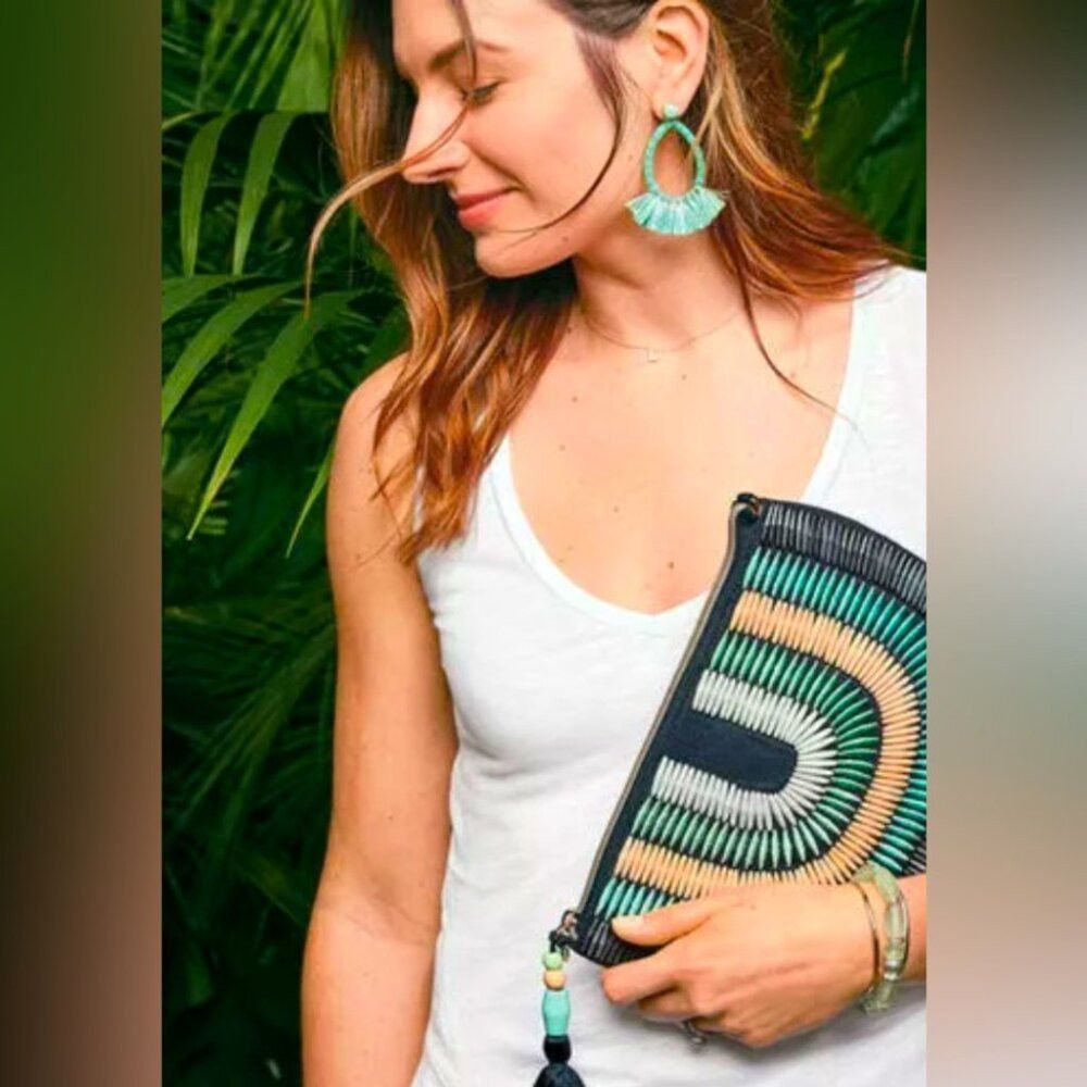 Other Stella and Dot Anne Fringe Earrings in Mint Size ONE SIZE - 1 Thumbnail