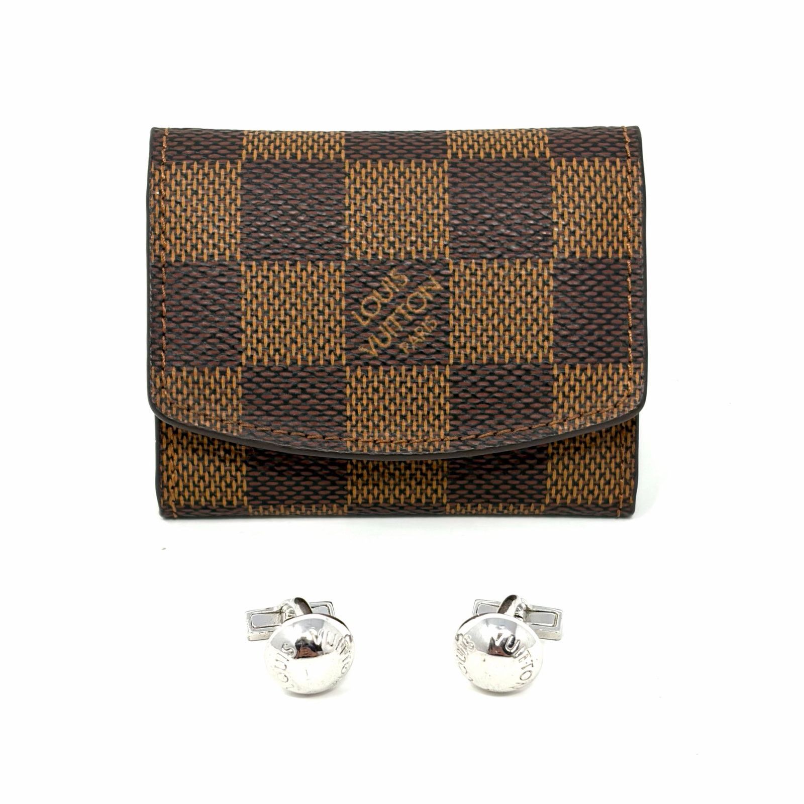 Louis Vuitton Louis Vuitton Logo Cufflinks Size ONE SIZE - 2 Thumbnail