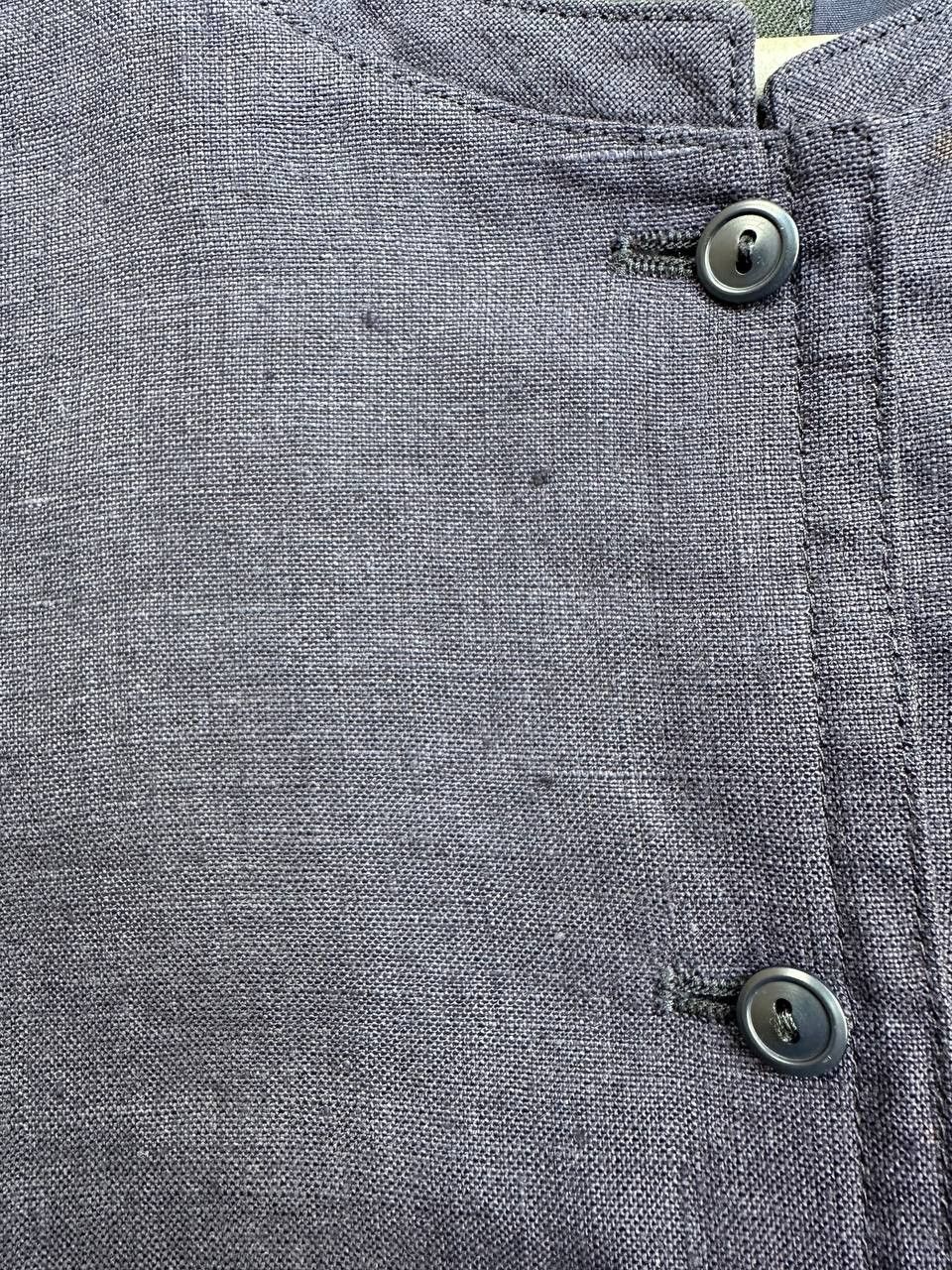Bogner Bogner Linen Blend Collarless Jacket Made In Western Germany Size XL / US 12-14 / IT 48-50 - 9 Thumbnail