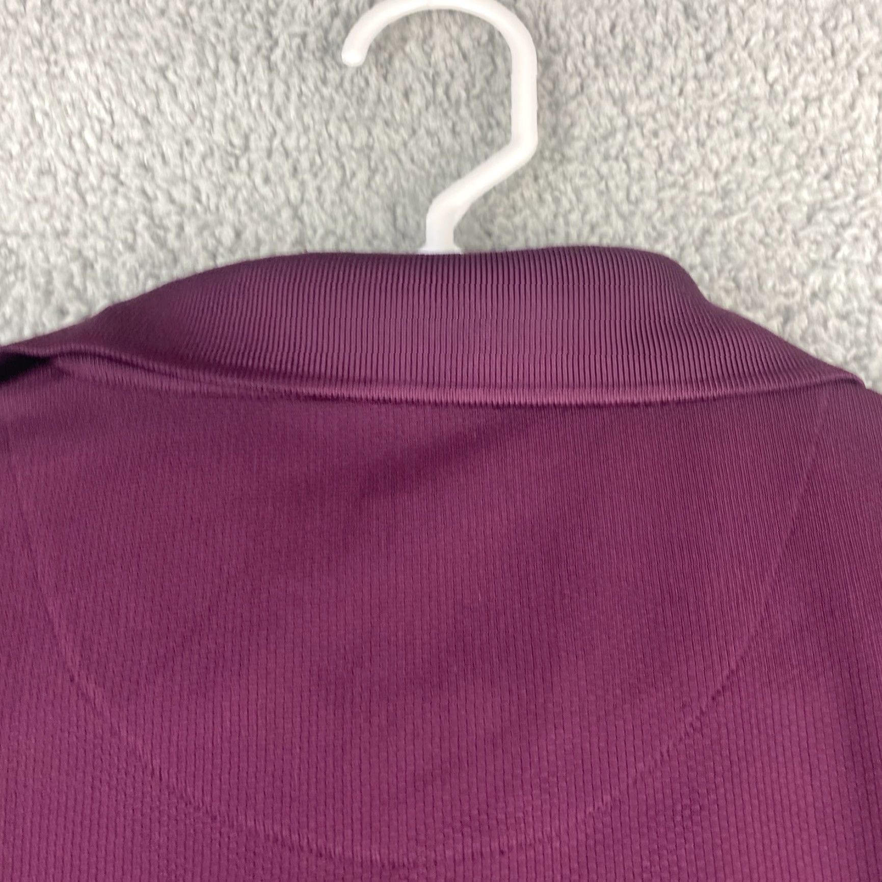 Vintage Grand Slam Polo Shirt Men Large Burgundy Golf Activewear Casual Knit 100% Polyester Short Sleeve Button Collared Regular Fit Performance Shirt Size US L / EU 52-54 / 3 - 7 Thumbnail