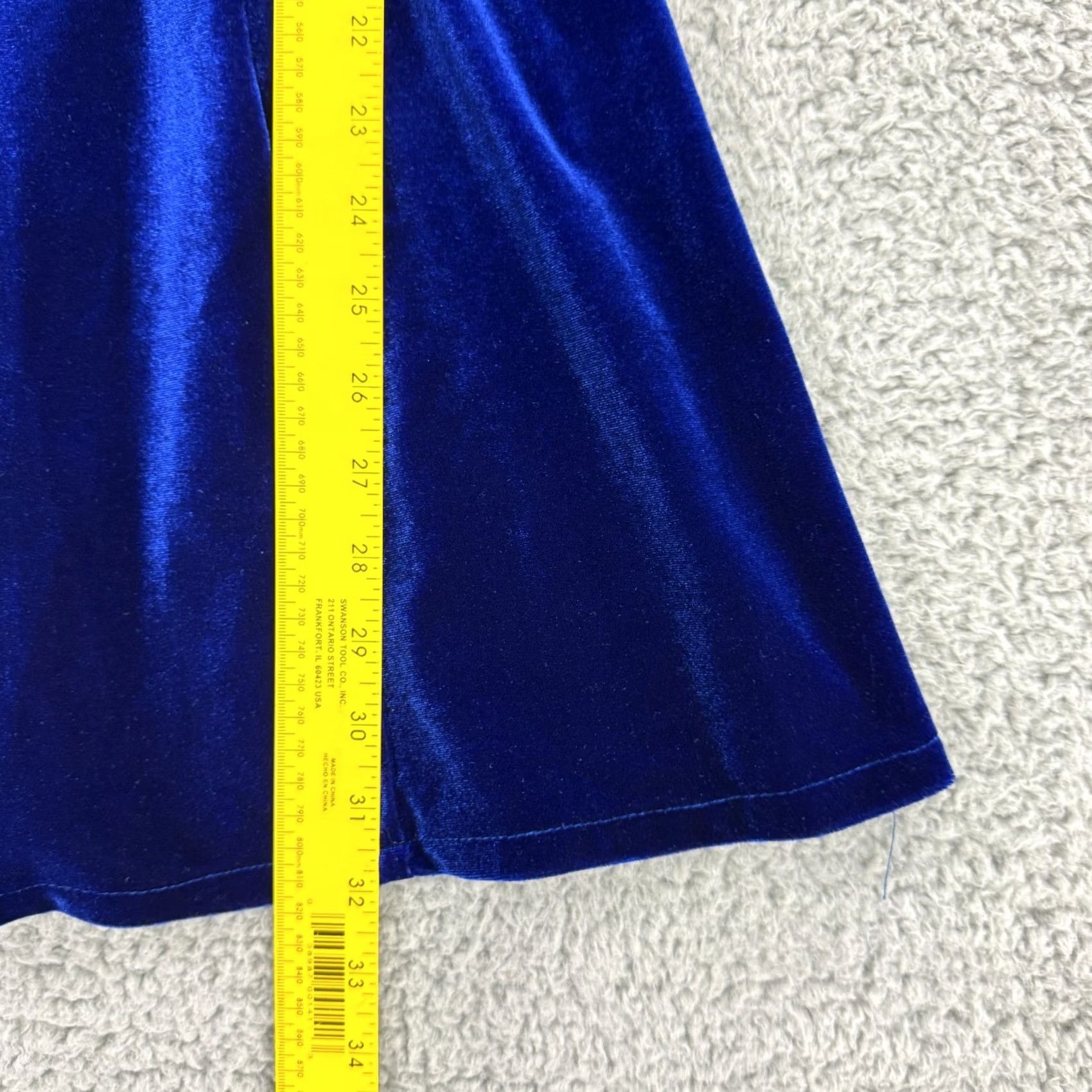 Jessica McClintock VINTAGE Jessica McClintock Gunne Sax Dress Womens Small Royal Blue Sequins Velvet 90s Size S / US 4 / IT 40 - 6 Thumbnail