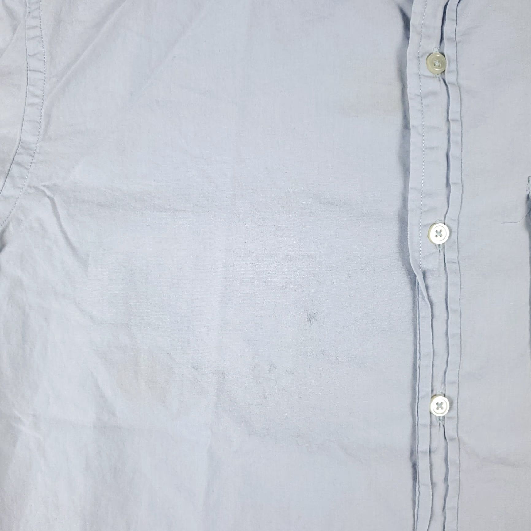 American Eagle Outfitters American Eagle Shirt Mens Medium Blue Casual Button-Up Long Sleeve Stained Size US M / EU 48-50 / 2 - 4 Thumbnail