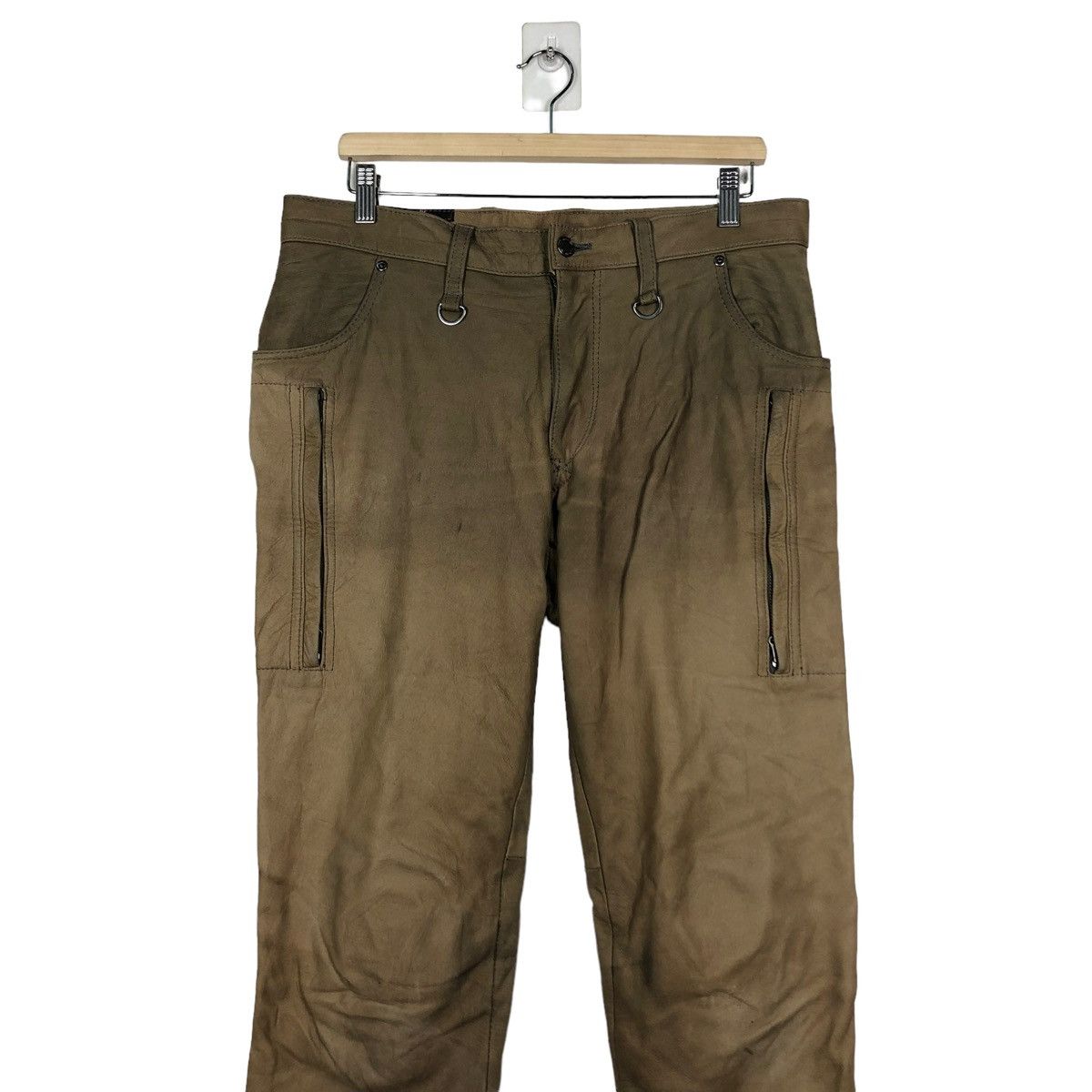 Genuine Leather 🔥90’s Vintage Biker Leather Pants Japan Made Size US 36 / EU 52 - 3 Thumbnail