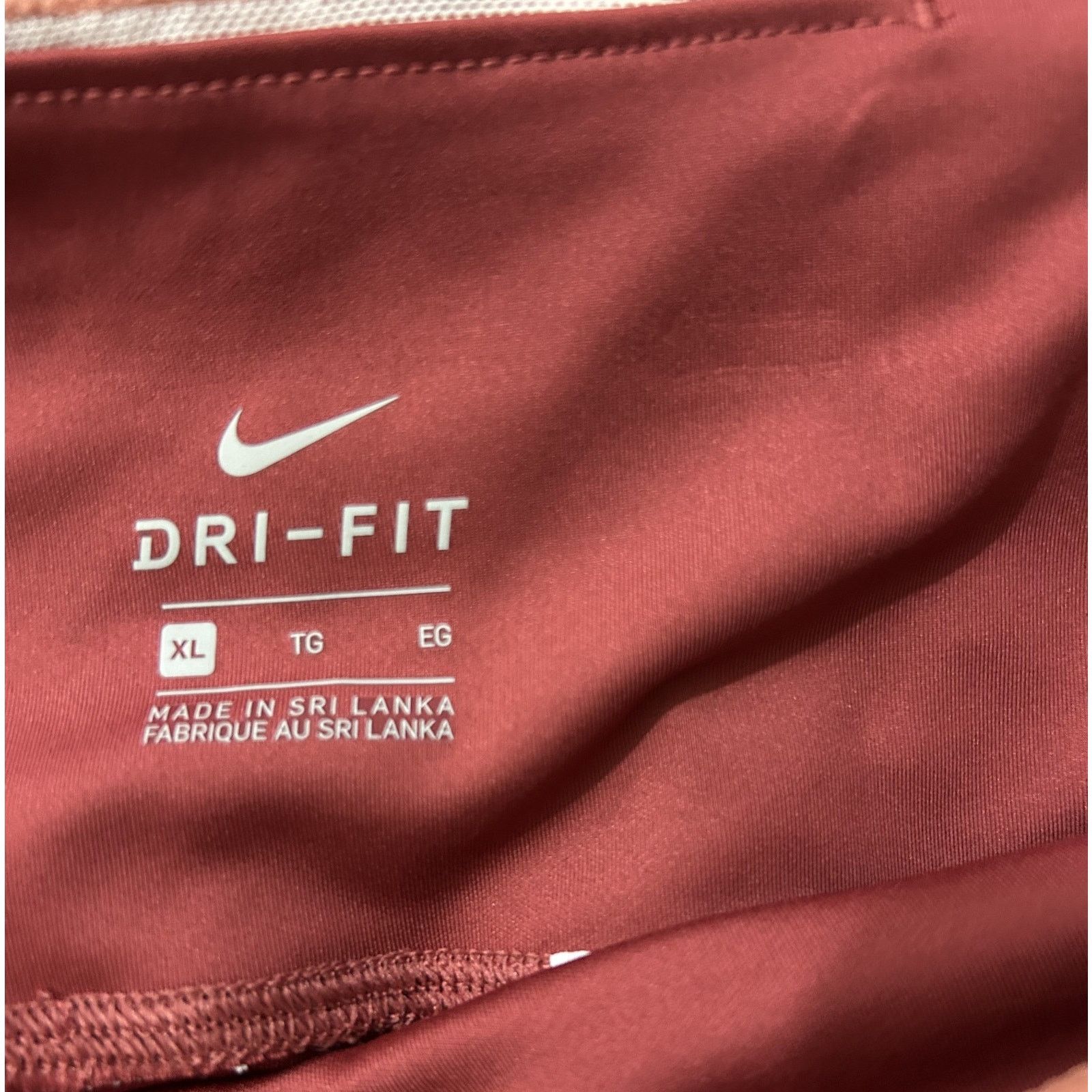 Nike NWT-Womens Nike Pro-Dri Fit Maroon Leggings Size XL Size 36" / US 14 / IT 50 - 5 Thumbnail