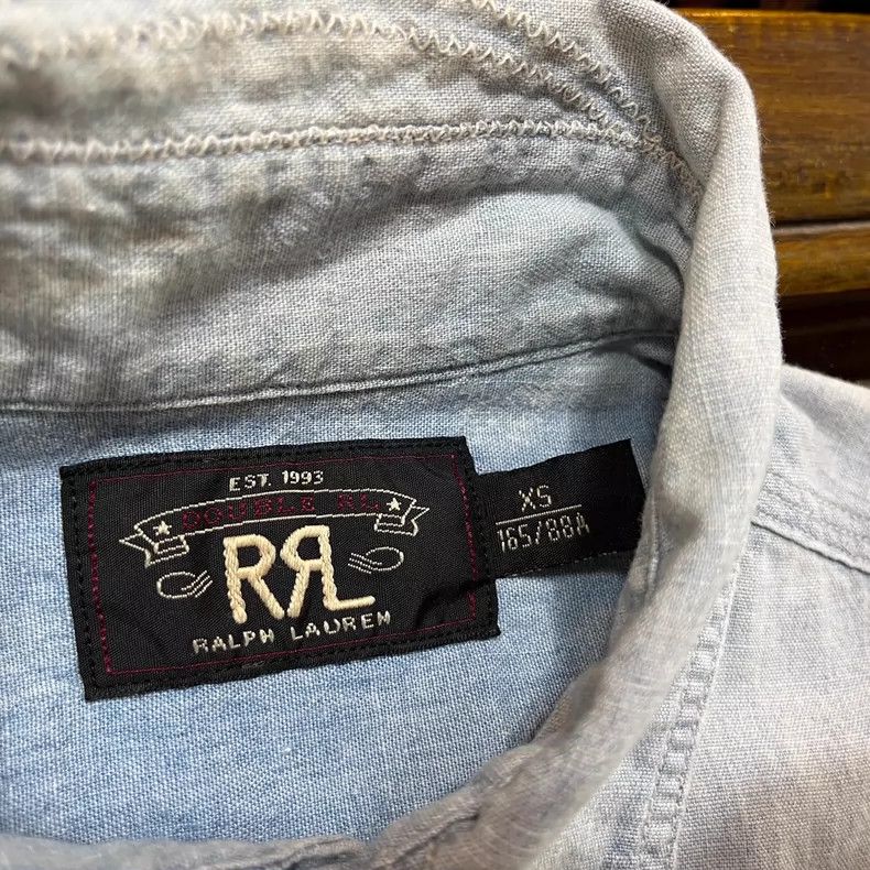 RRL Ralph Lauren RRL Ralph Lauren Patch made old short sleeved T-shirt shir Size US XS / EU 42 / 0 - 3 Thumbnail