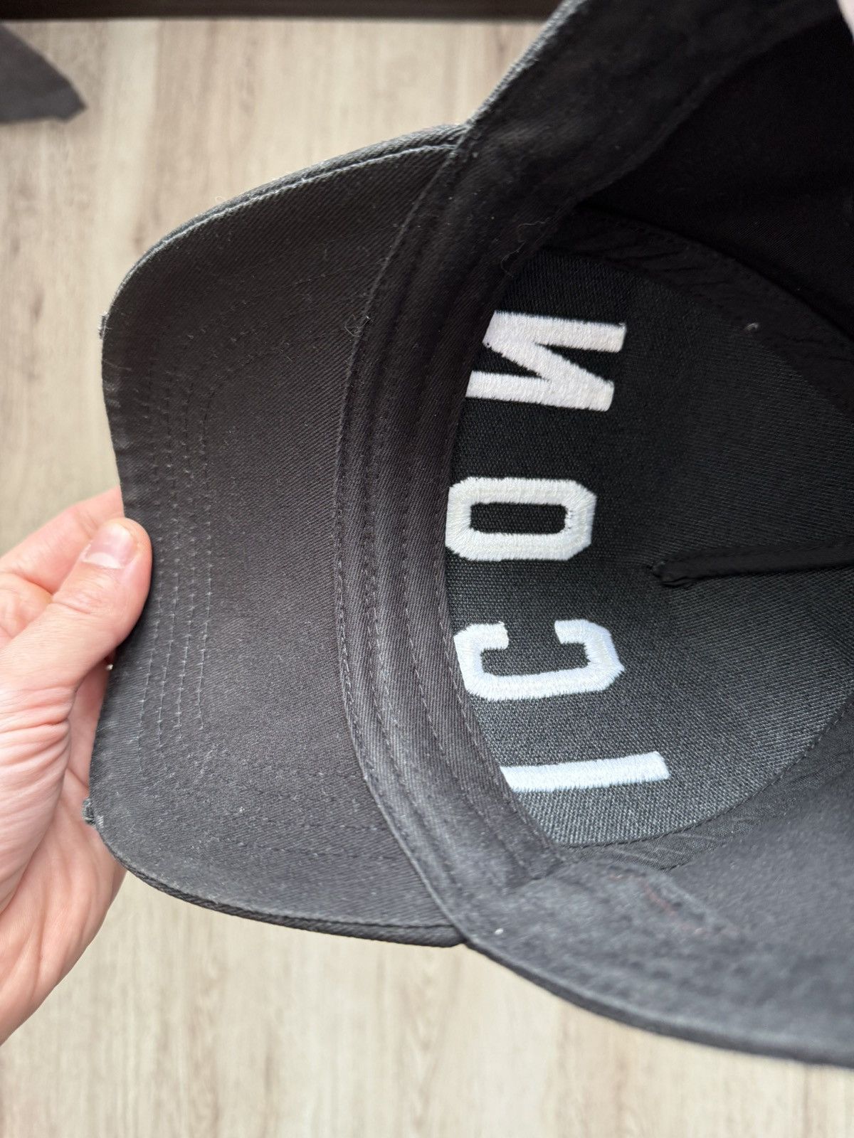 Dsquared2 DSQUARED2 ICON Logo Black Baseball Cap Adjustable Size ONE SIZE - 13 Thumbnail