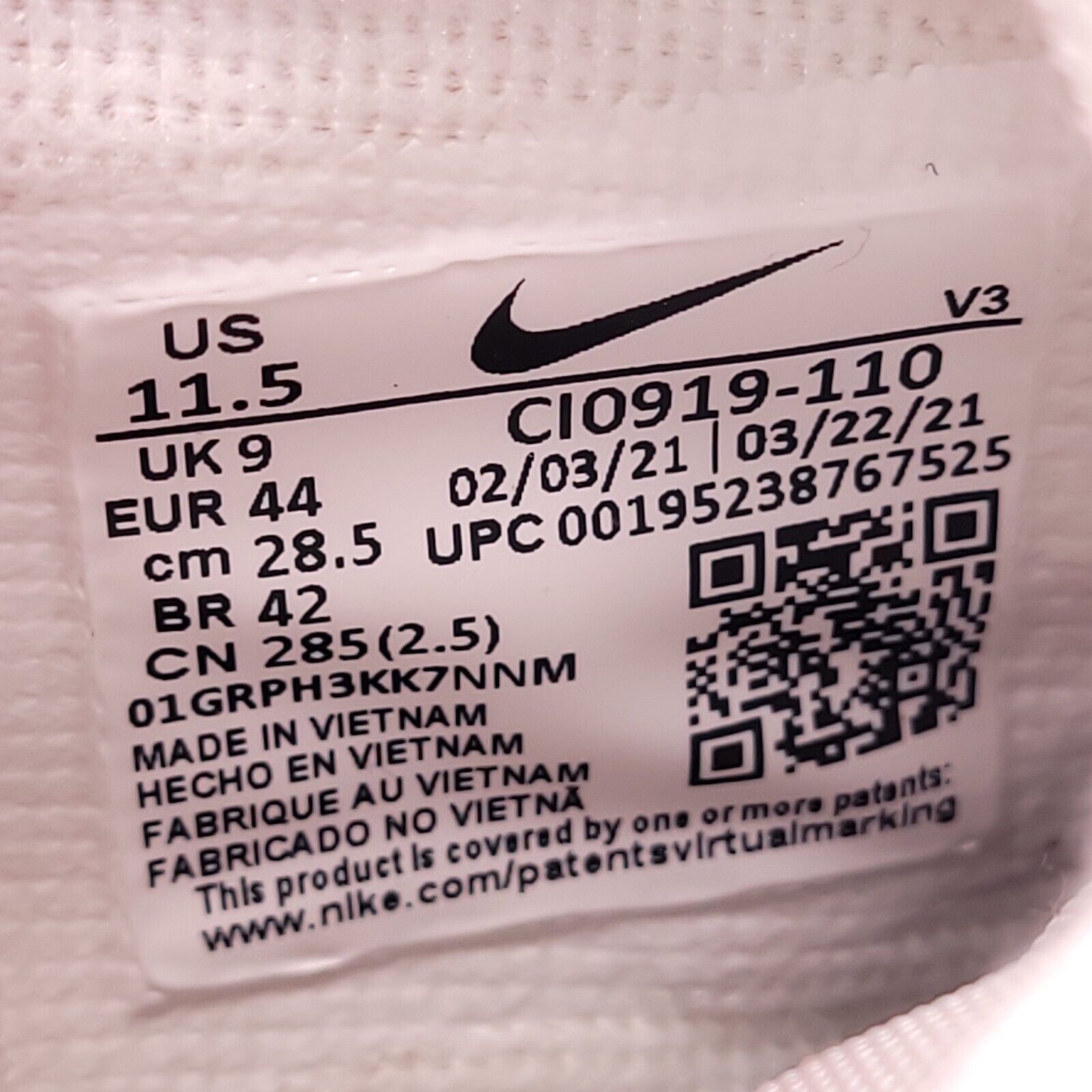 Nike Nike Air Force 1 Shadow Shoe Womens Size 11.5 CI0919-110 Size US 11.5 / IT 41.5 - 8 Thumbnail