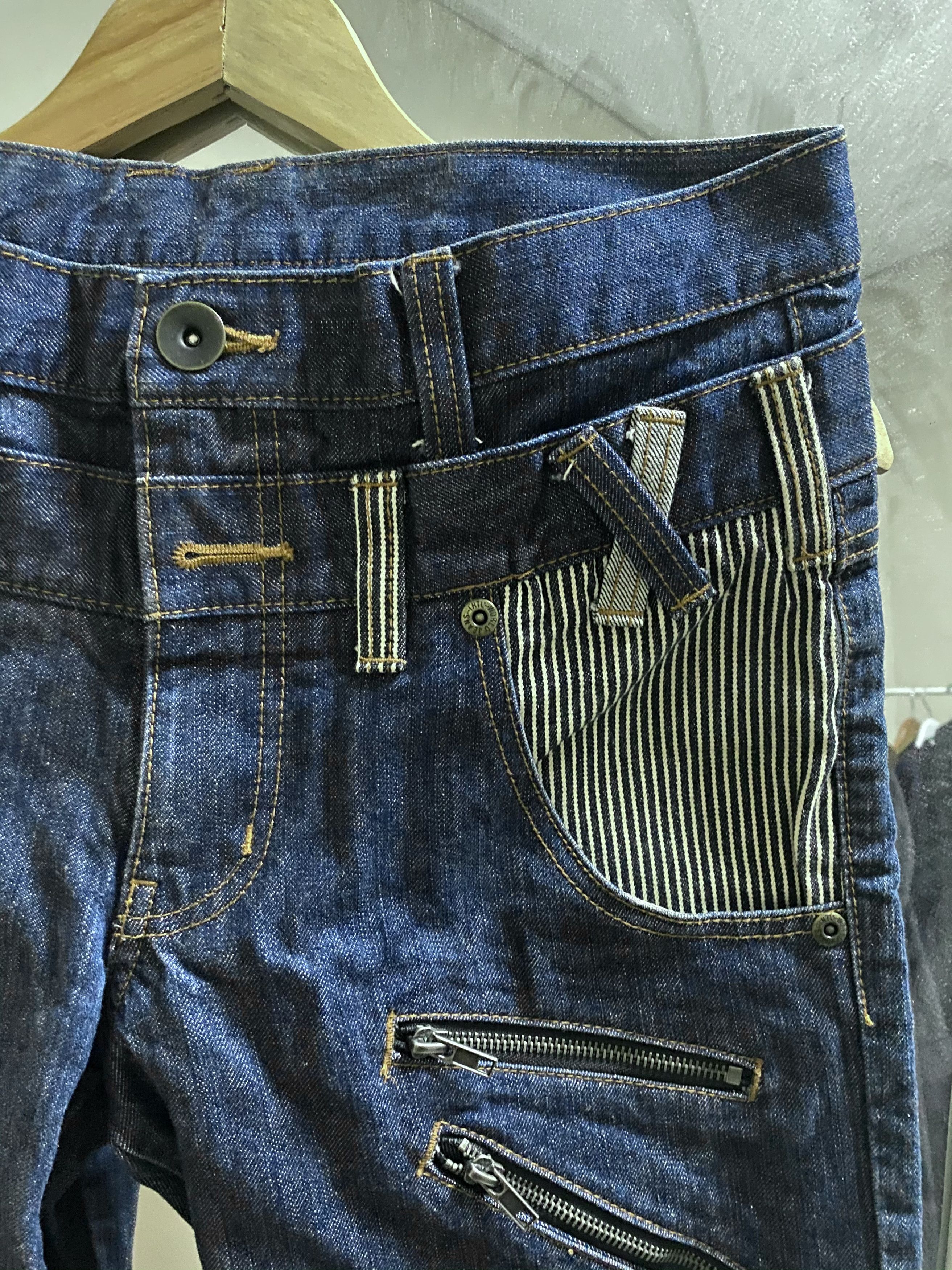 Japanese Brand Japanese Archival Double Waist Custom Jeans Size US 32 / EU 48 - 4 Thumbnail