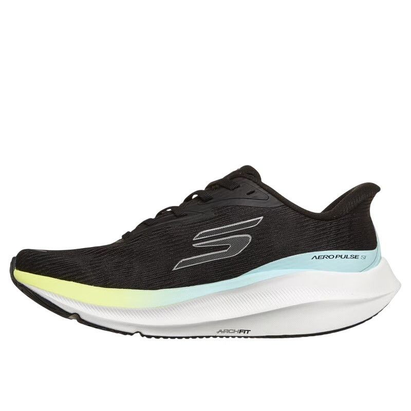SKECHERS Skechers Slip-ins: Aero Pulse - Black Sneaker - Size 9W NWT Size US 9 / IT 39 - 5 Thumbnail