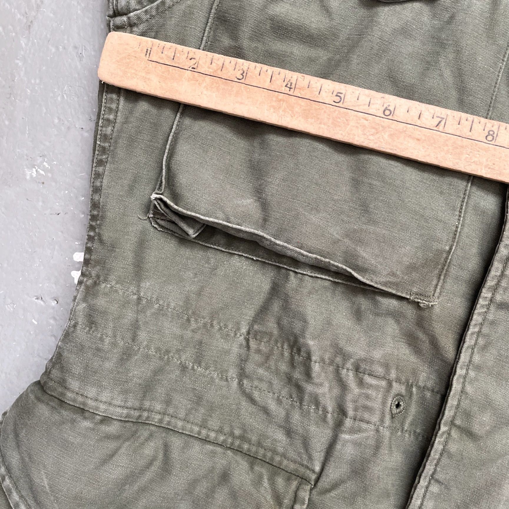 Vintage VINTAGE US Army Military Field Combat Sateen 9oz Jacket XS Regular Green Military Jacket Unisex Adults 1950s 1959 Army Korean Outdoor Utility Size US XS / EU 42 / 0 - 4 Thumbnail