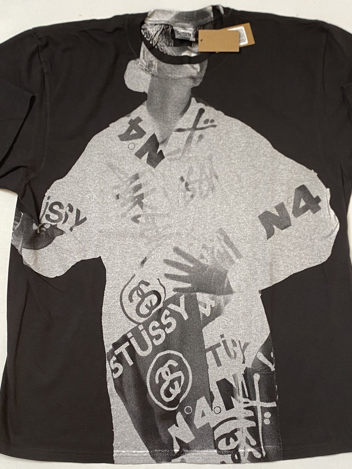 Stussy Stüssy Lady Paris T-shirt L, black, with print new with tag. Size US L / EU 52-54 / 3 - 2 Thumbnail
