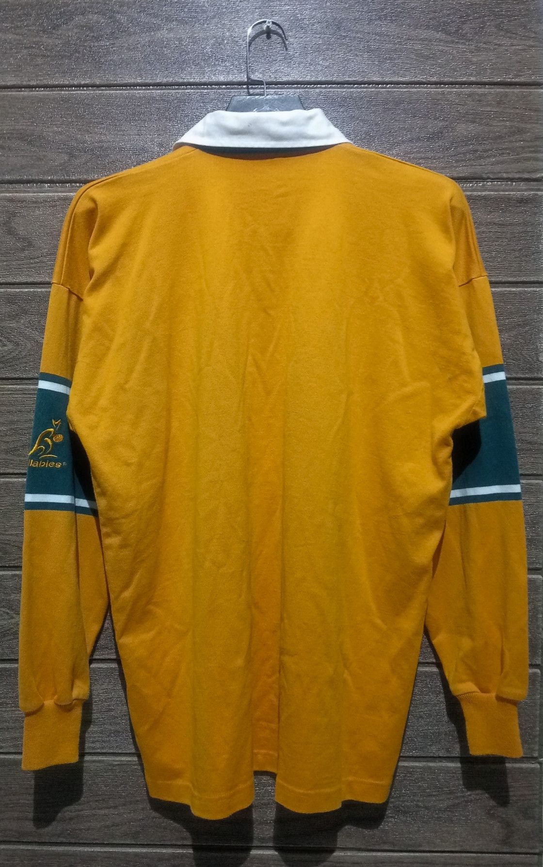 Canterbury of New Zealand Vintage CoNZ IRB Australia Polo Rugby World Cup 2003 Jersey Size US L / EU 52-54 / 3 - 10 Thumbnail