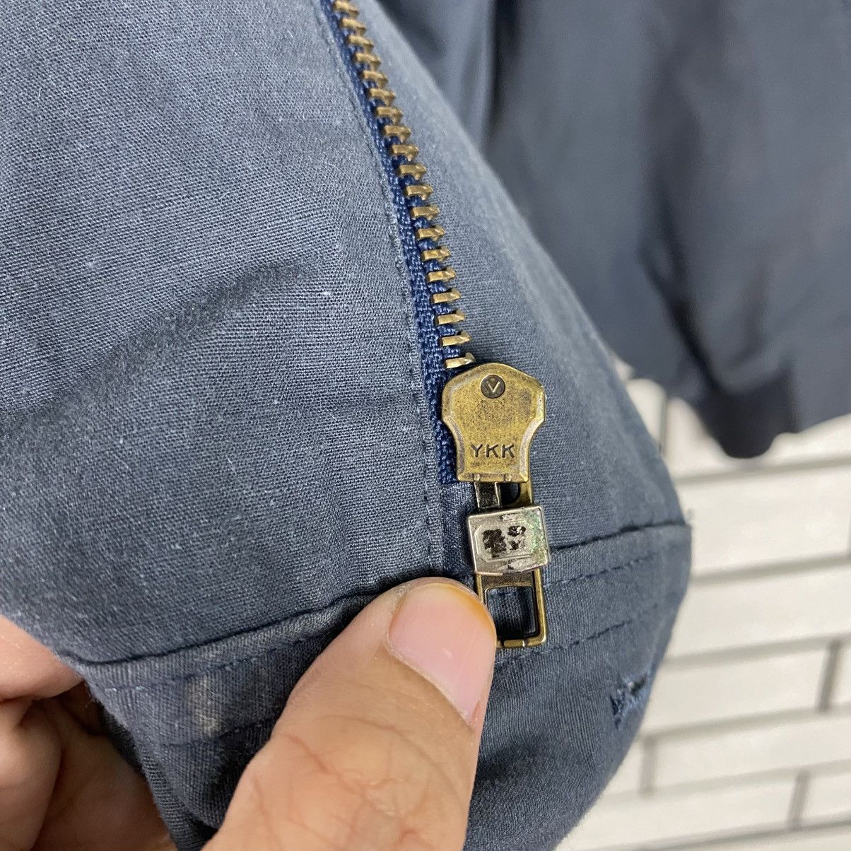 Japanese Brand 📌Vintage Bomber Jacket Fly Cacharel Bondage Design Size US L / EU 52-54 / 3 - 19 Thumbnail