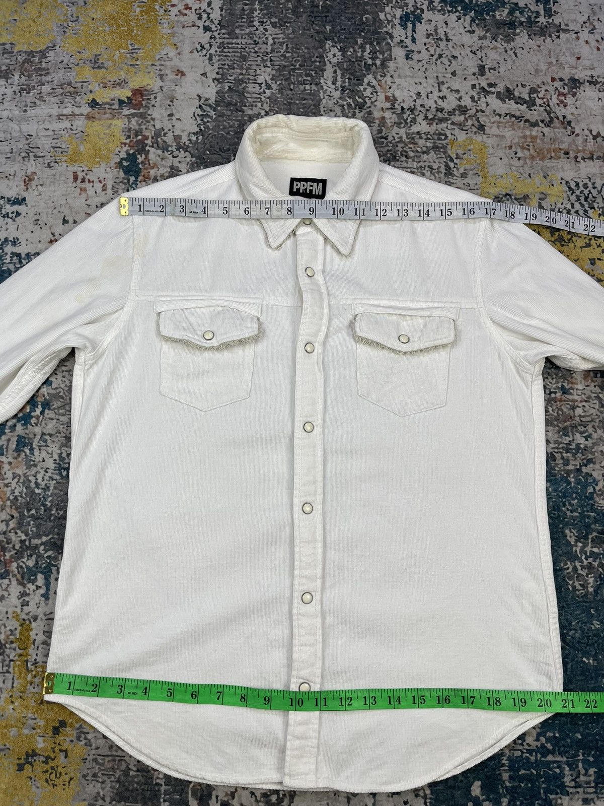 PPFM PPFM Soft Corduroy Sherpa Trim Western Shirt Size US M / EU 48-50 / 2 - 14 Thumbnail